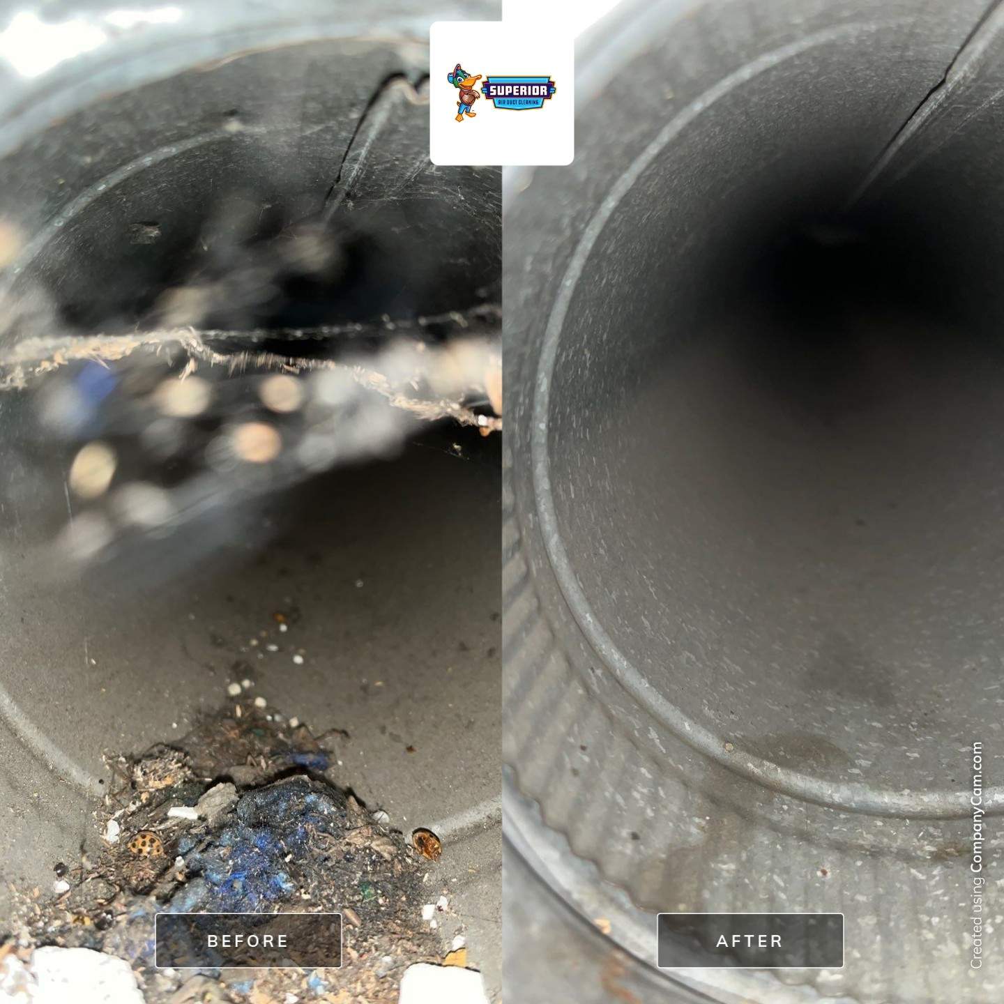 Air Duct Cleaning With a Vacuum Truck in New Castle, PA by Superior Air Duct Cleaning