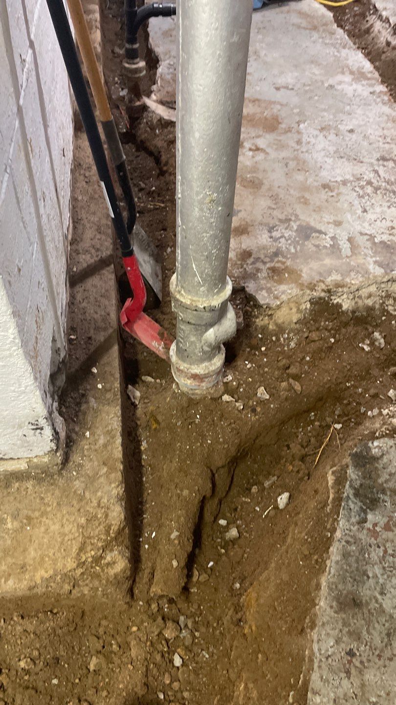 Interior Drain Tile & Yard French Drain in St. Paul, MN by Waterproofing Northeast