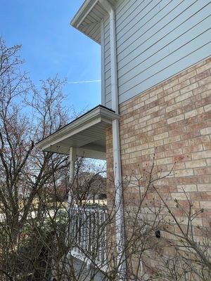 Turtle Shell gutter protection installation in Mokena, IL 60448, photograph 37