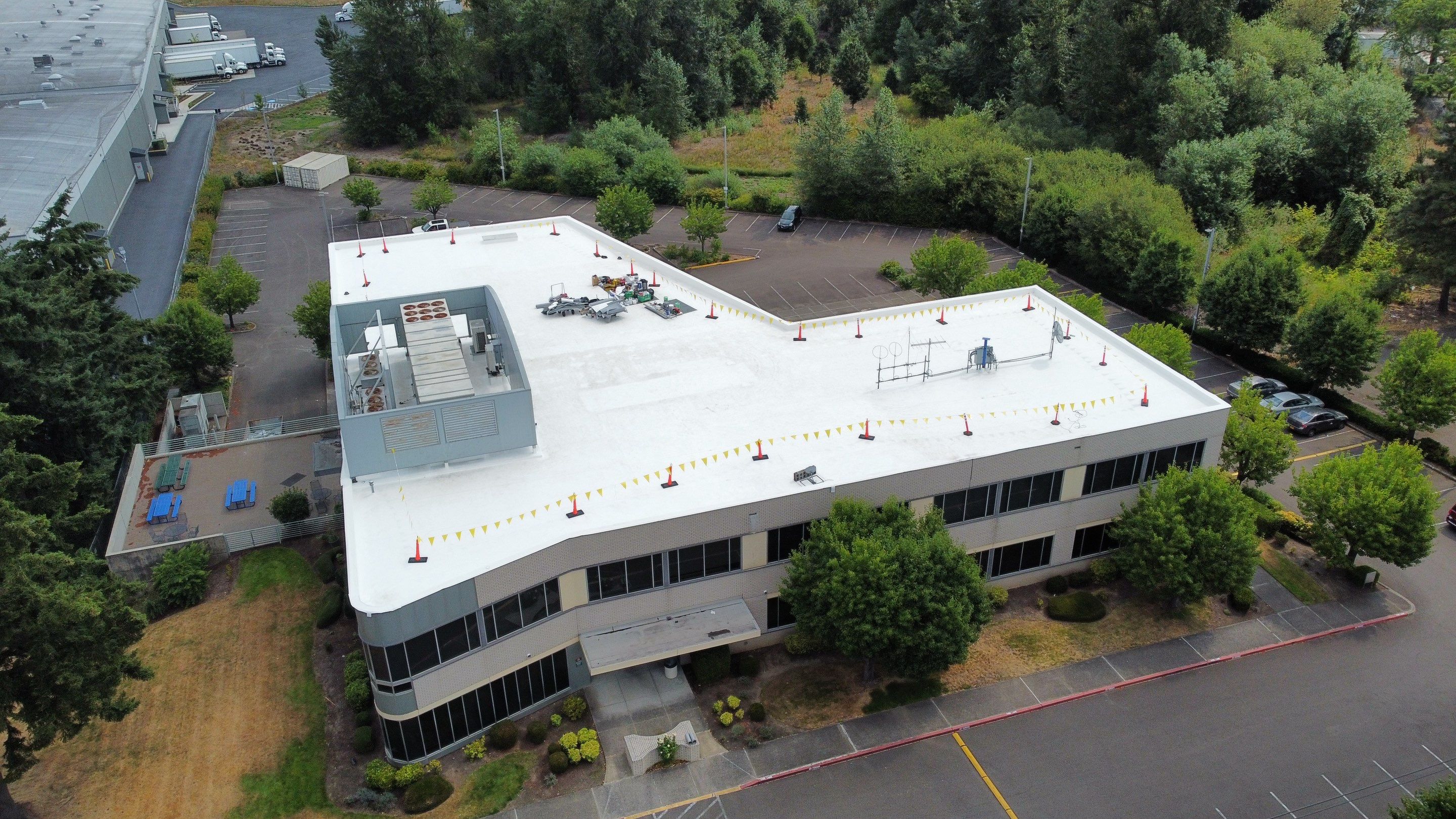 Commercial Roofing Replacement using TPO by Vitan Construction LLC 