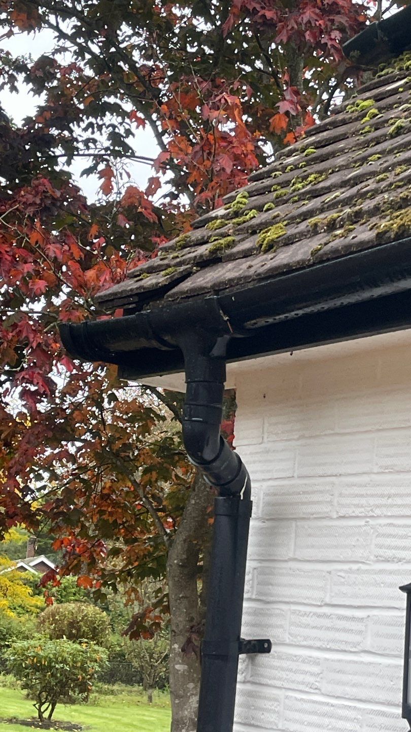 Garage Roof Clean using Honda 15lpm Low Pressure Washing Machine by Ges Exterior Cleaning ltd