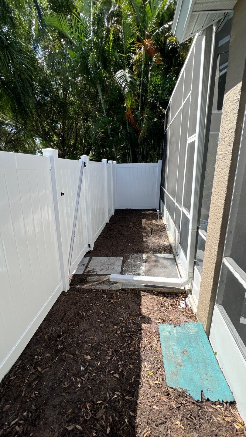 Bradenton, FL 6ft. Tall White Vinyl Privacy Fence by Asap fence and gates, LLC