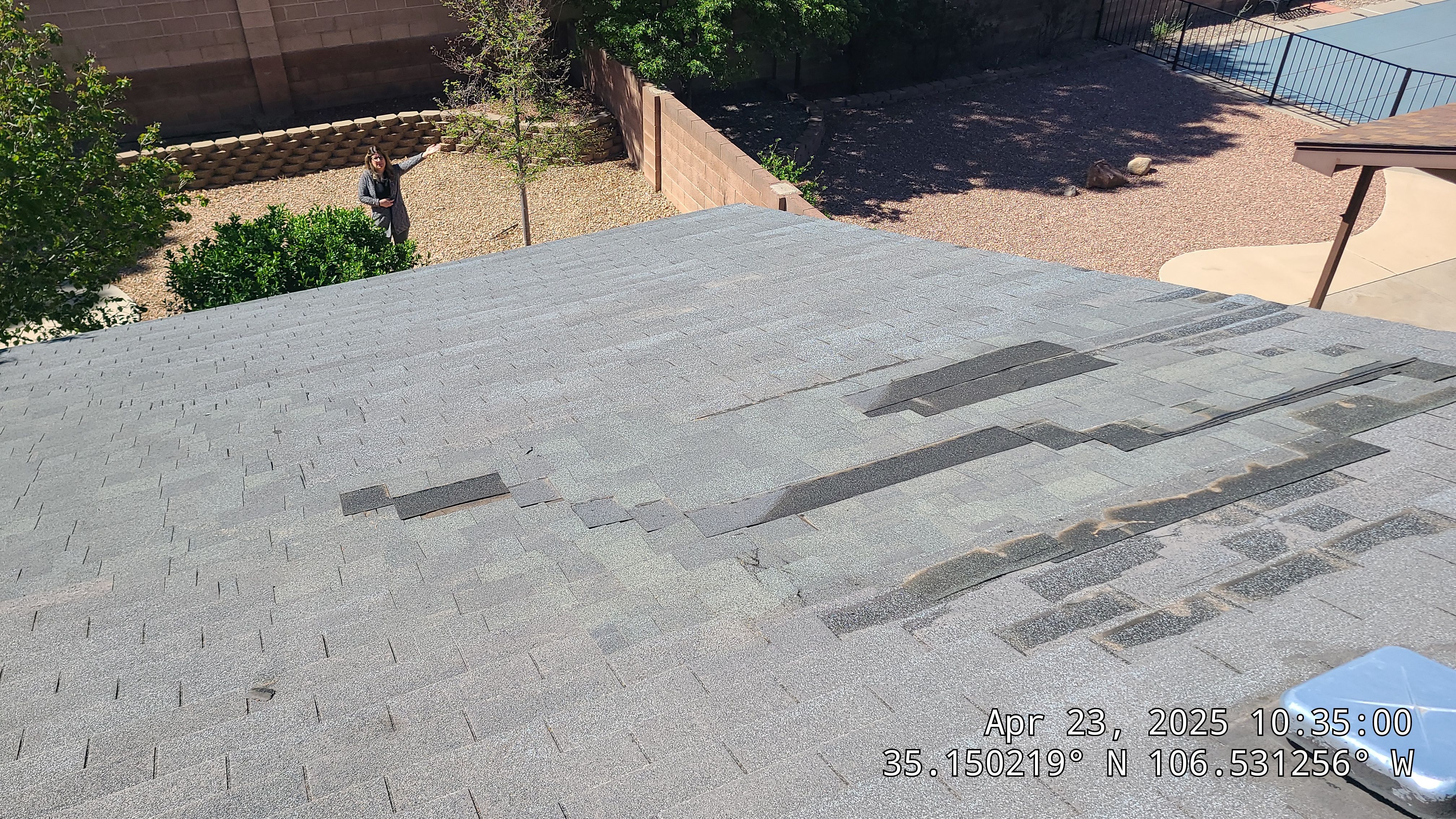 Owens Corning Estate Grey Duration shingle replacement in Albuquerque's Northeast Heights by Doyle Roof Masters Inc