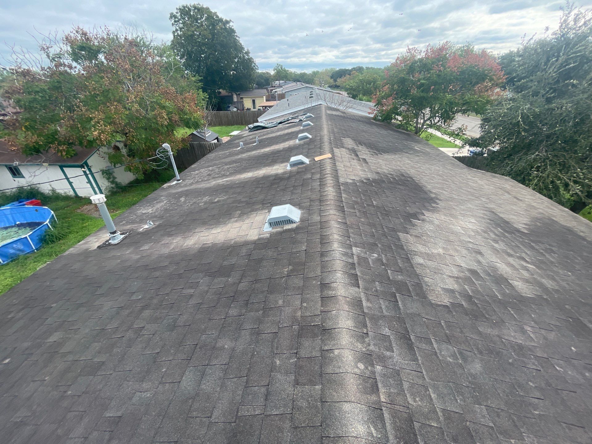 Residential Roofing Installation using GAF HDZ Charcoal by Lighthouse Roofing