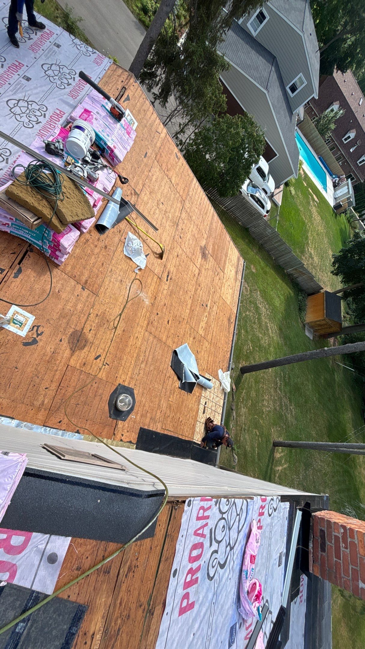 Roof Replacement using Owens Corning Onyx Black by 180 Contractors