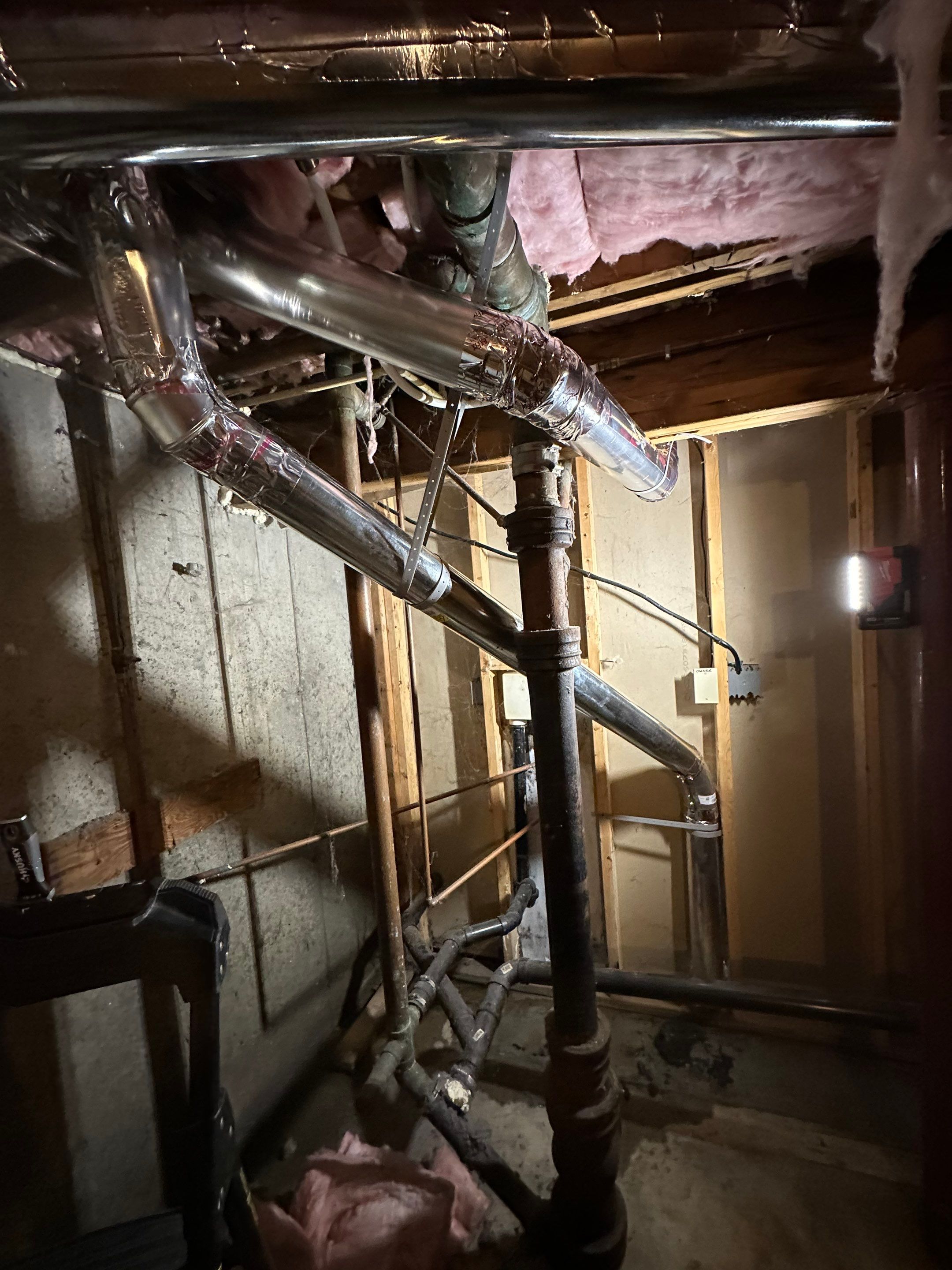 Dryer Vent Replacement in a multifamily by TMS Services