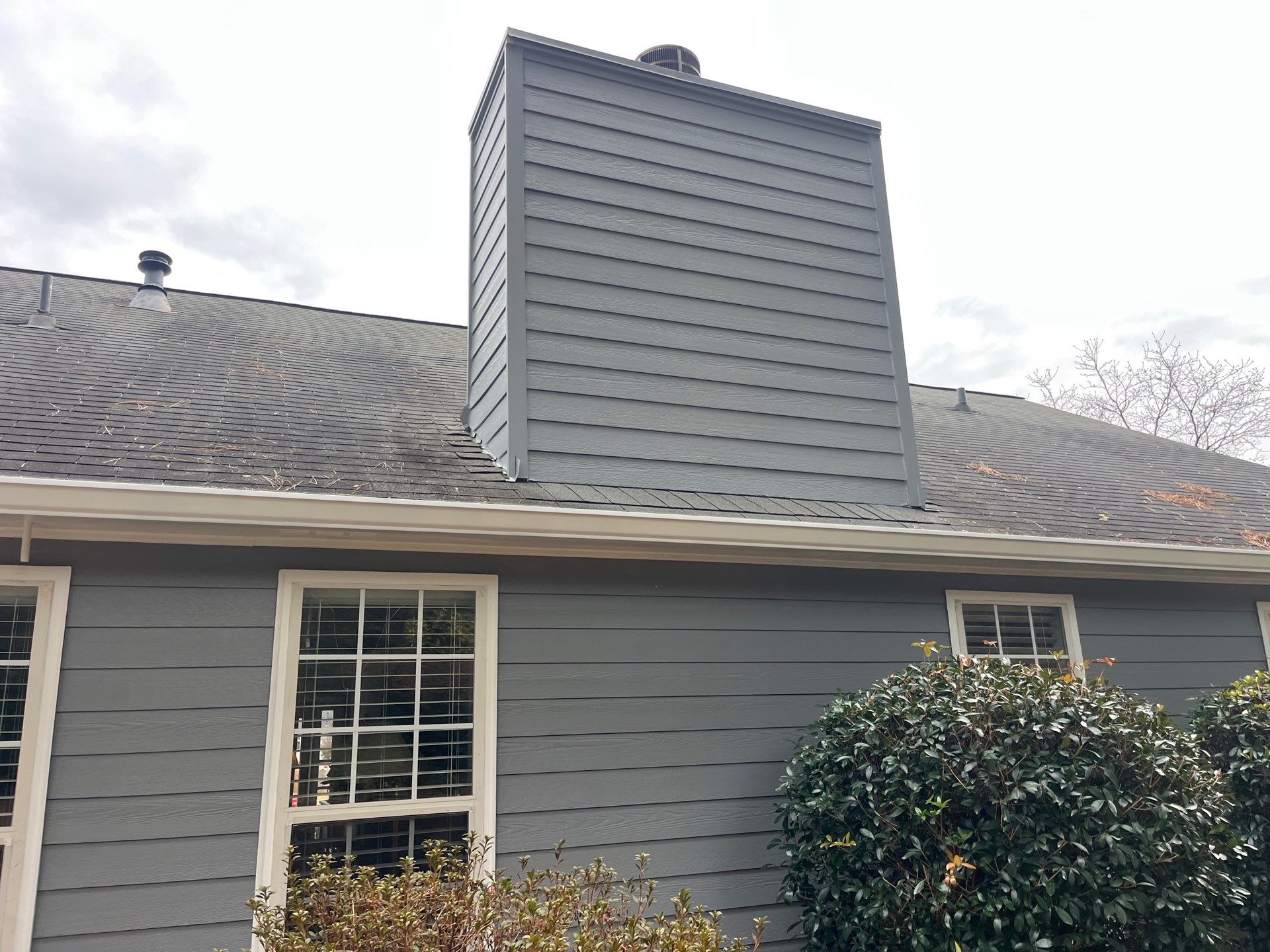 Rotten Wood Replacement using Hardie Trim by Nelson Exteriors 