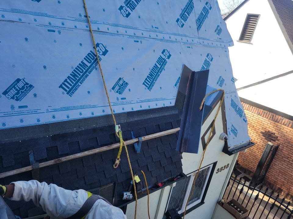 Residential Roofing Installation using Owens Corning Roofing Shingles by Byers Enterprises 