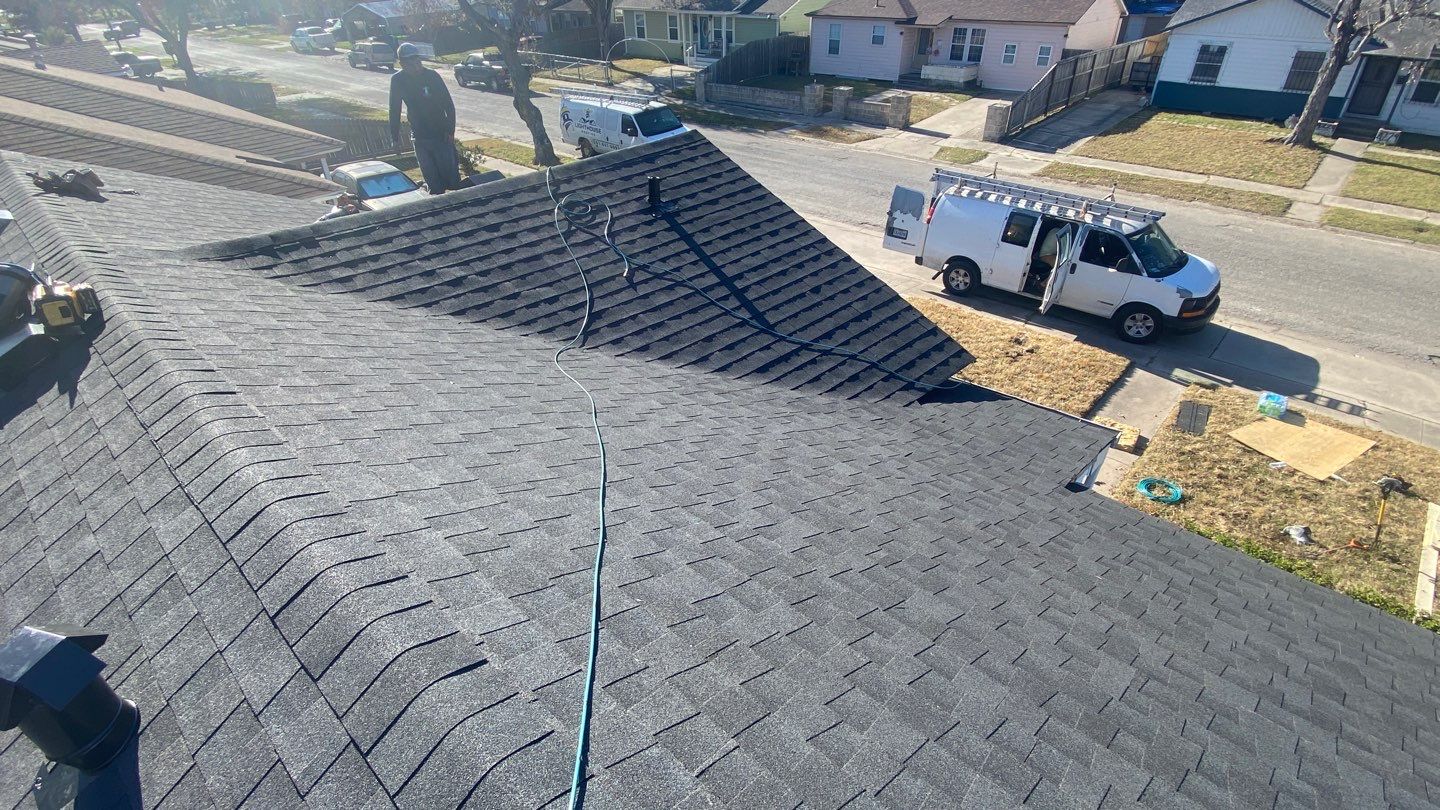 Residential Roofing Installation using Architectural Dimensional Shingles by Lighthouse Roofing