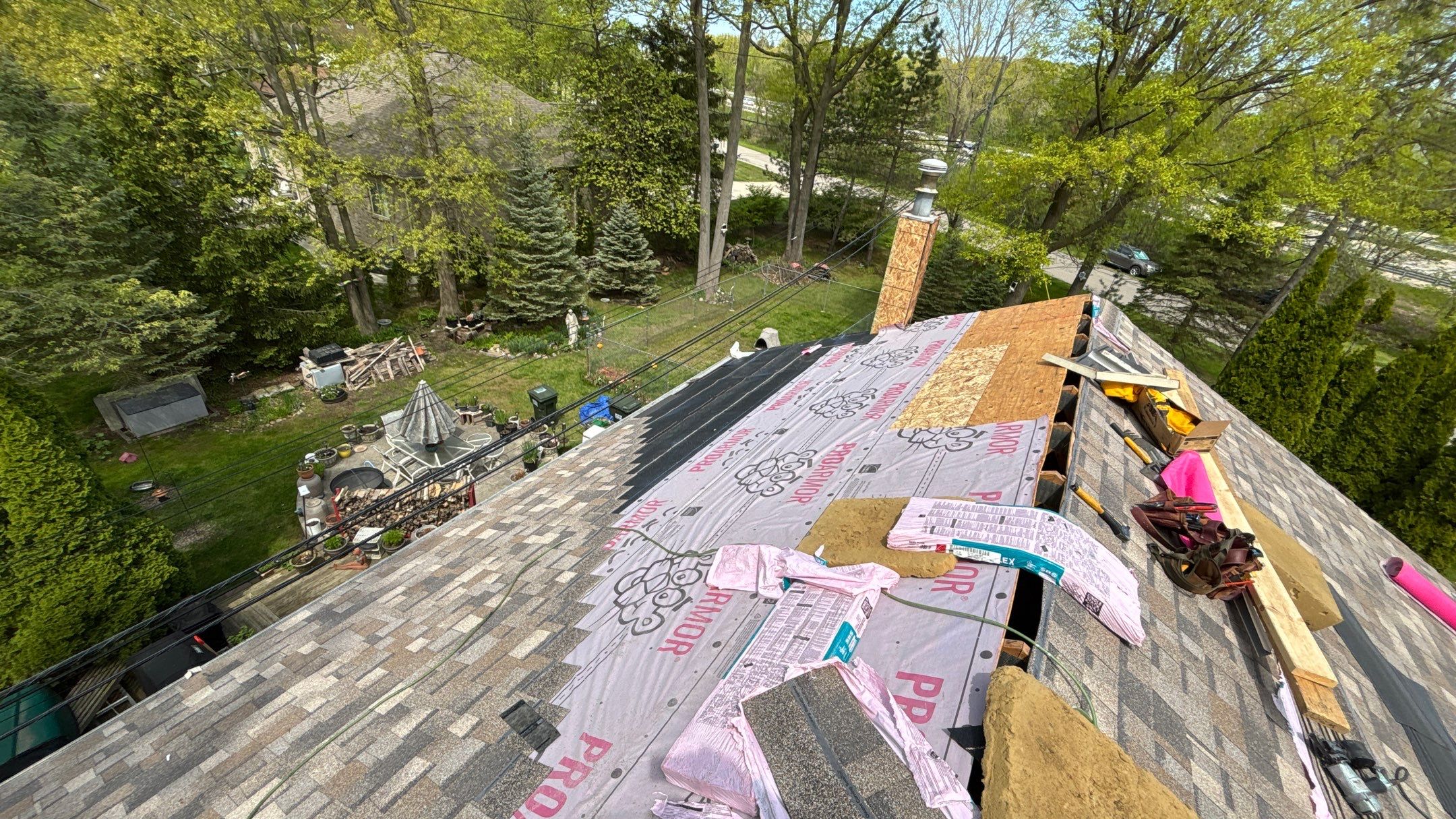 Roof Replacement using Owens Corning Sand Dune by 180 Contractors