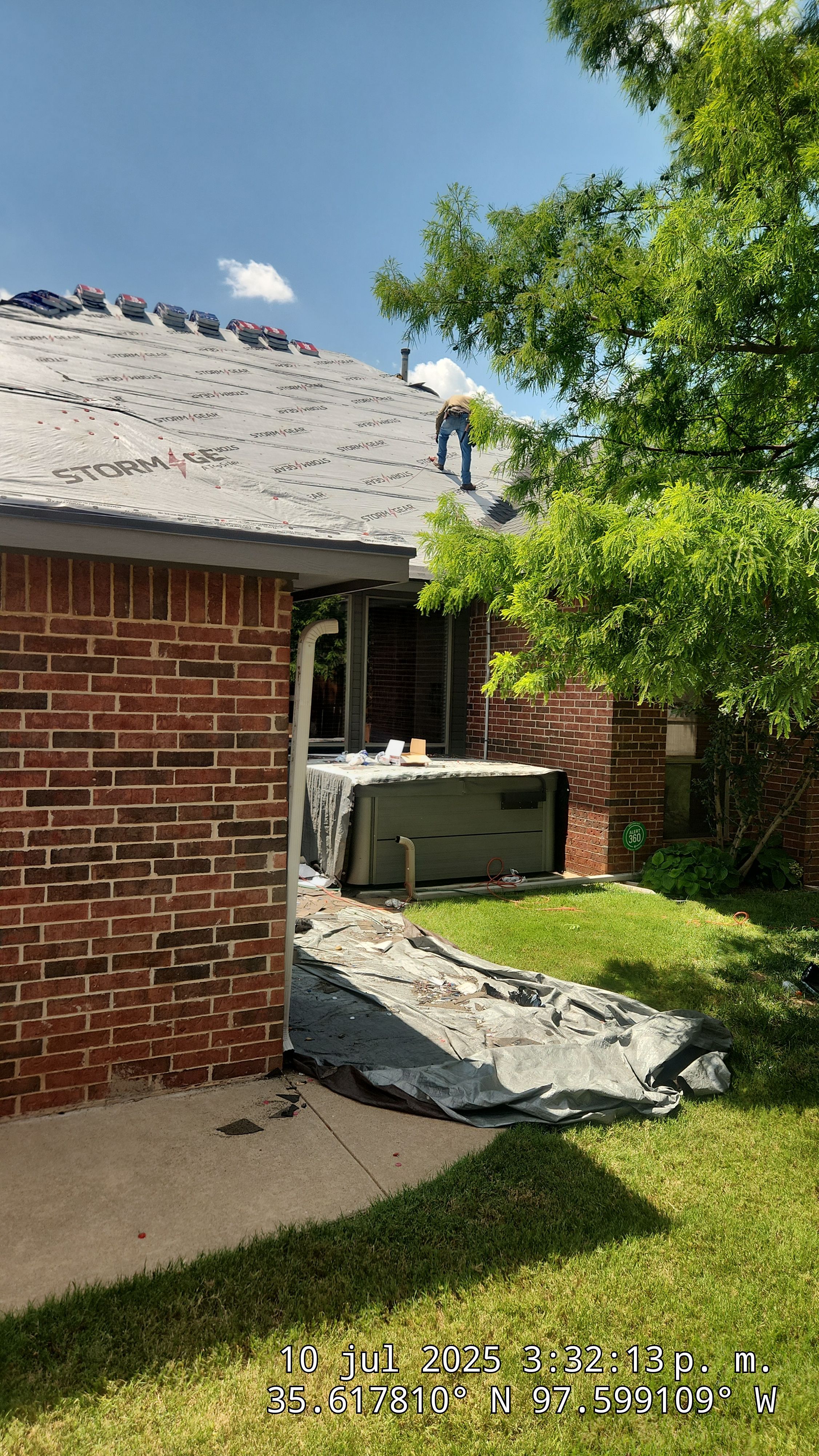 Residential Roofing Installation using GAF by Castillo Roofing