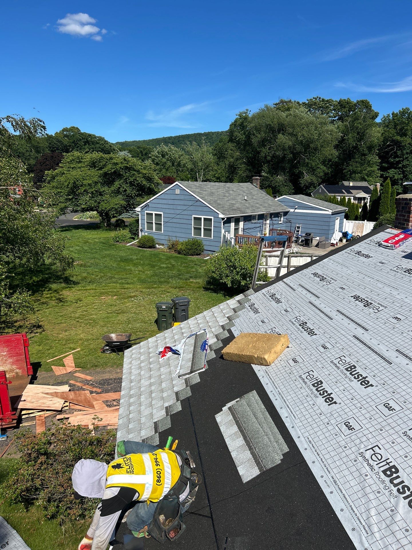 Project in Southington, CT by Elitex Roofing