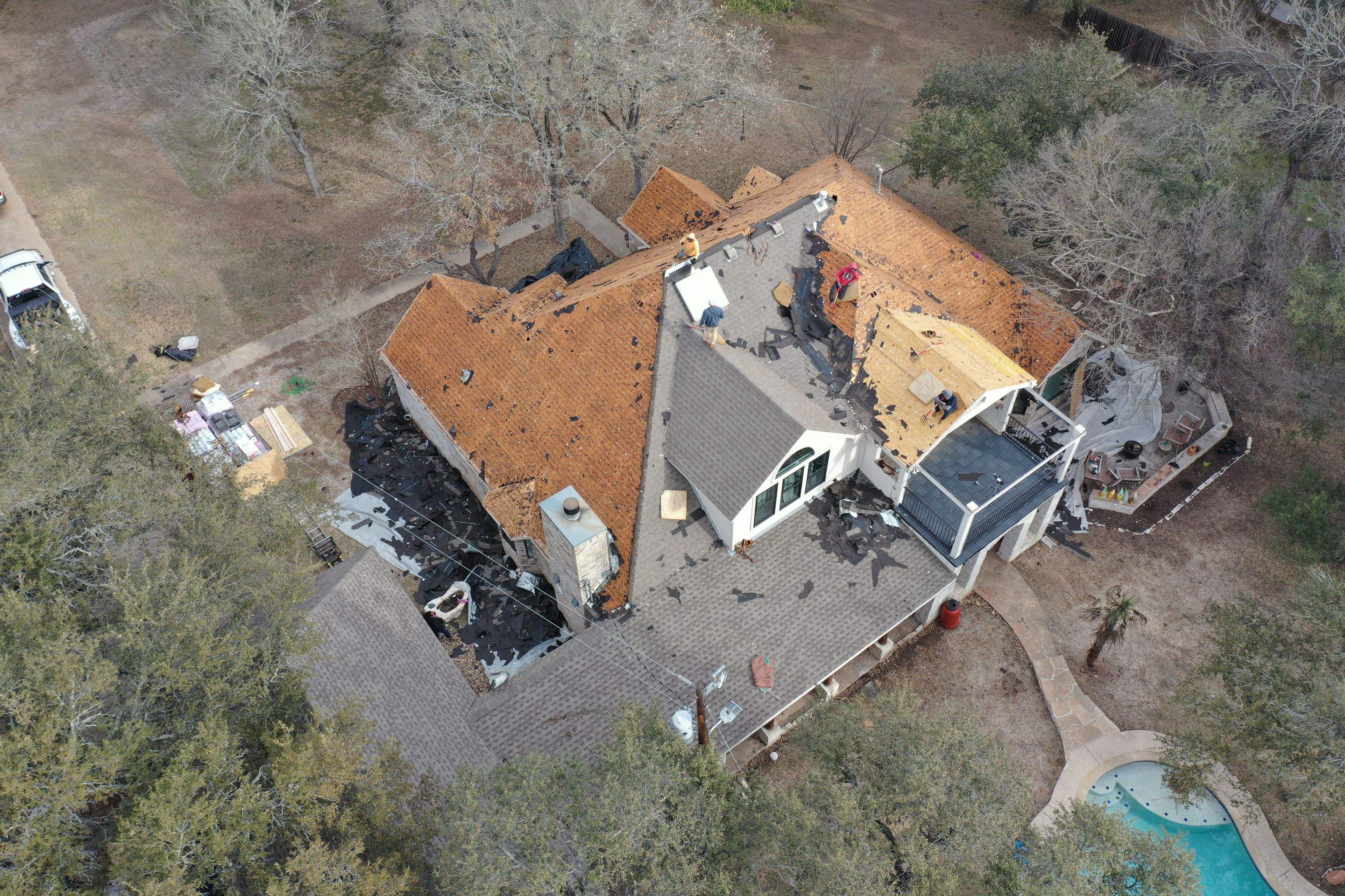 Residential Roof Replacement using Owens Corning Duration by Action Exteriors Austin