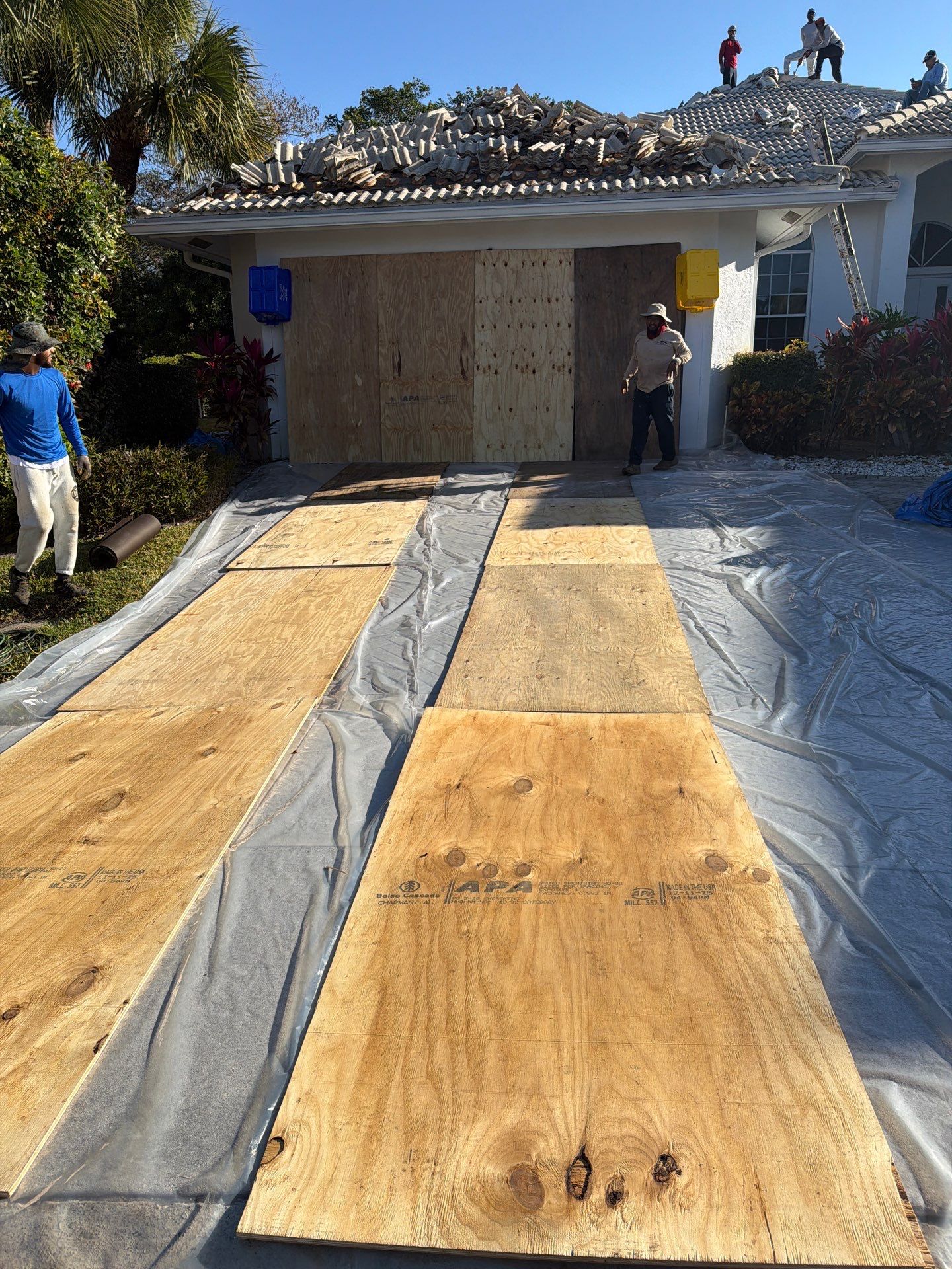 Residential Roofing Installation using Eagle Roofing Tile by BLUES BROTHERS ROOFING