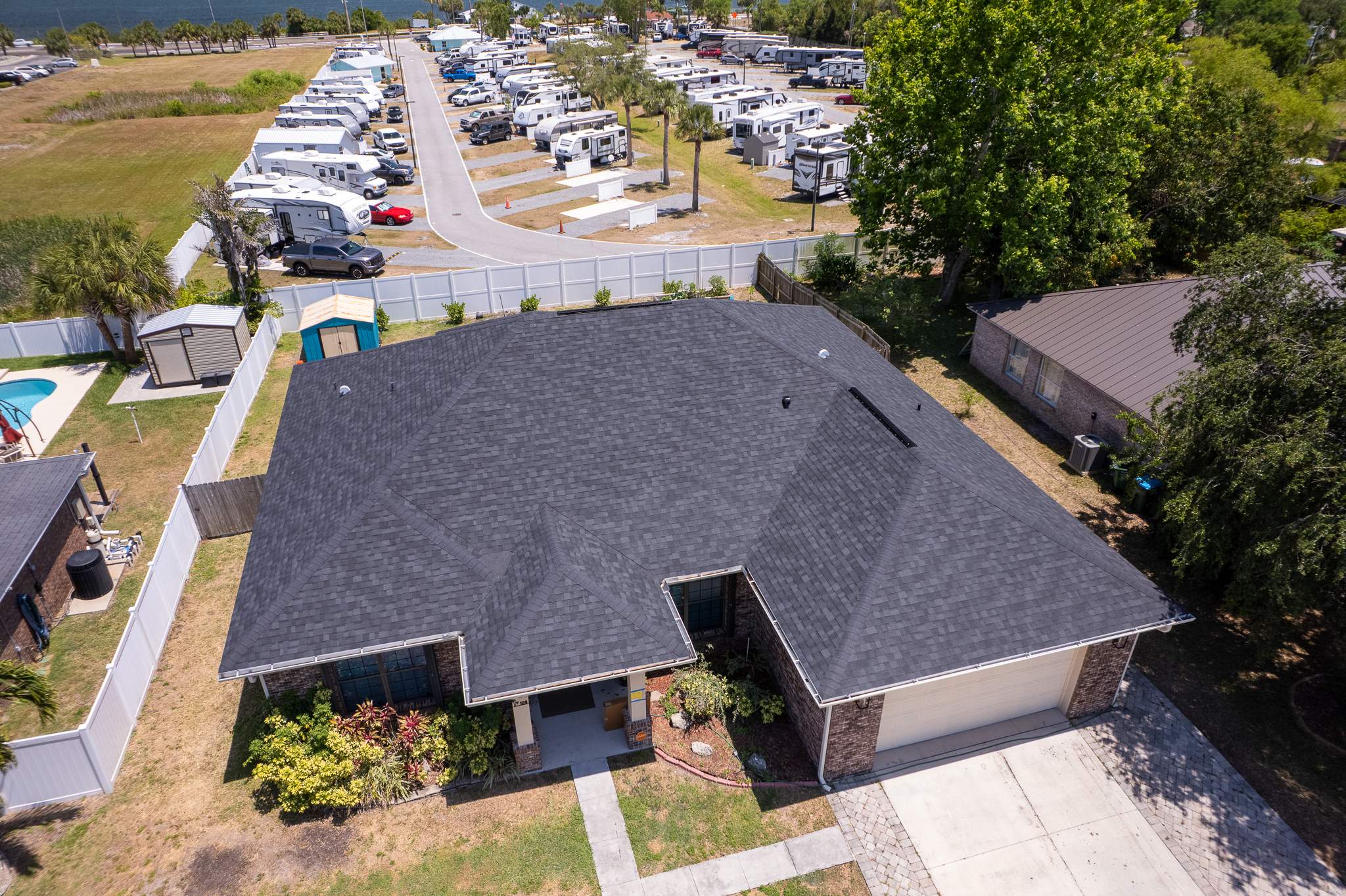 Full Residential Roof Replacement With Owens Corning Duration Shingles in Melbourne by Wiedmann Construction & Roofing