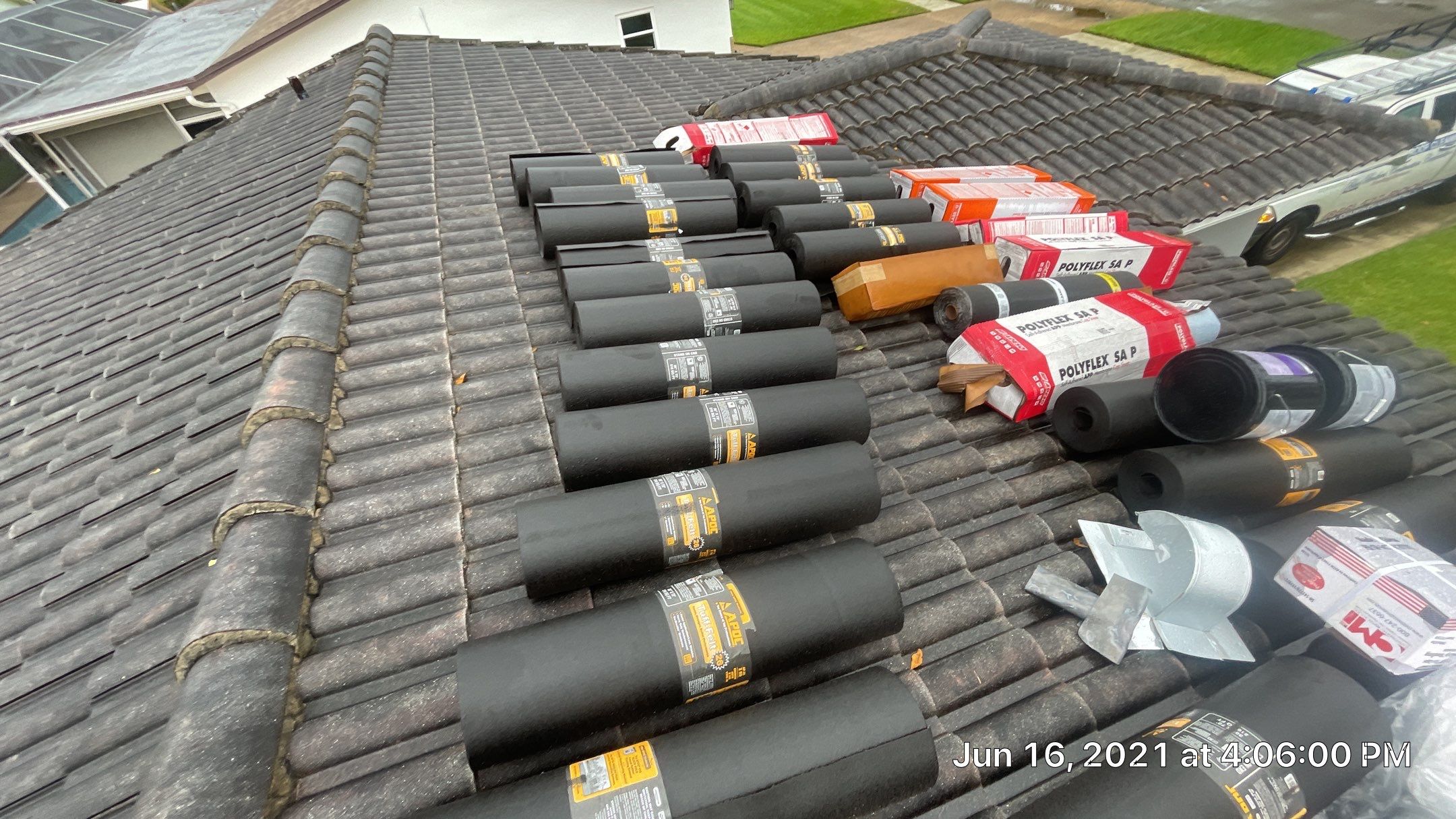 Residential Roofing Installation using 1" Nail strip metal roof by BLUES BROTHERS CONSTRUCTION CORP