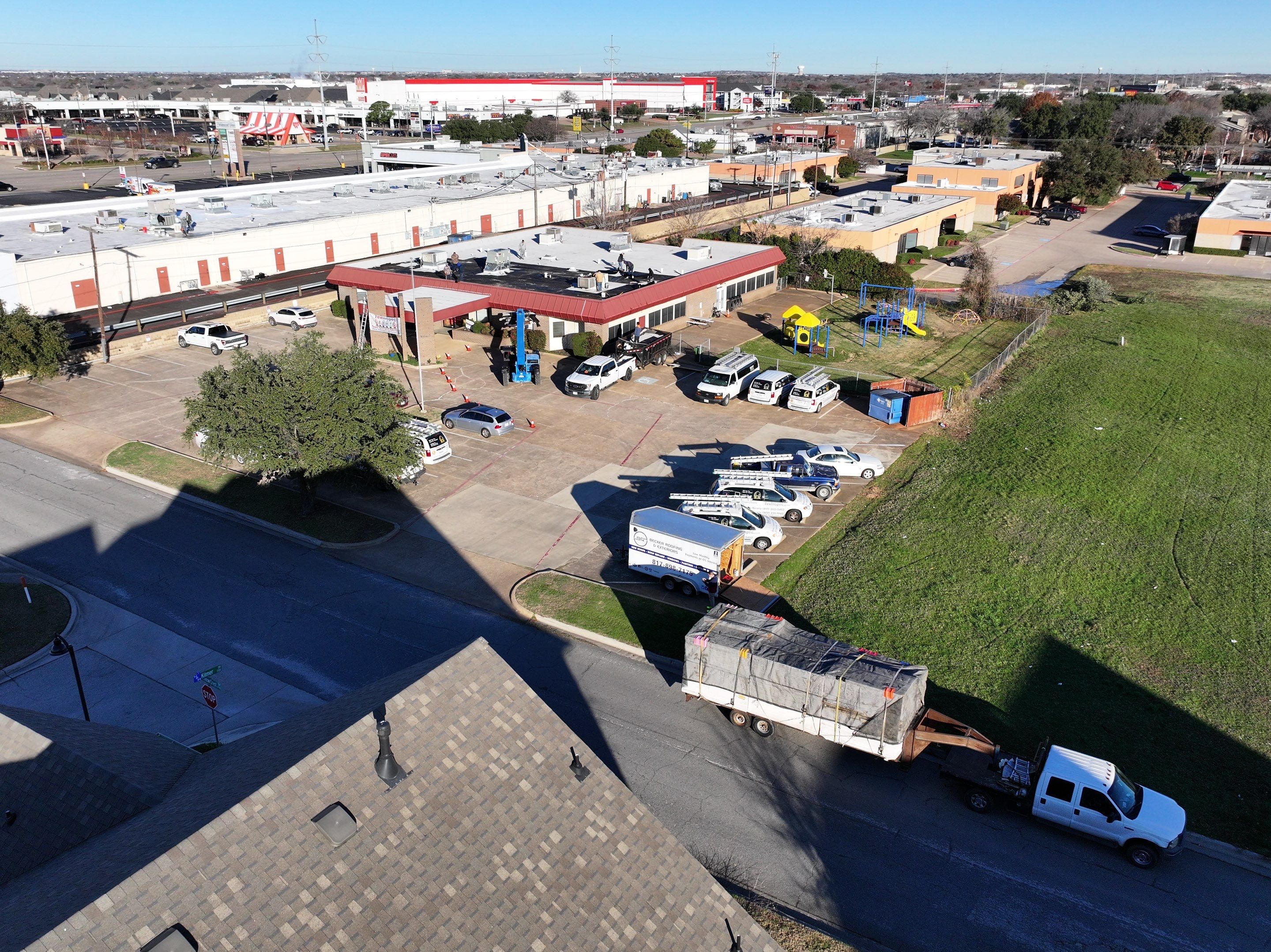 Commercial Roofing Installation using GAF Evergaurd TPO 60 Mil by Becker Roofing and Exteriors