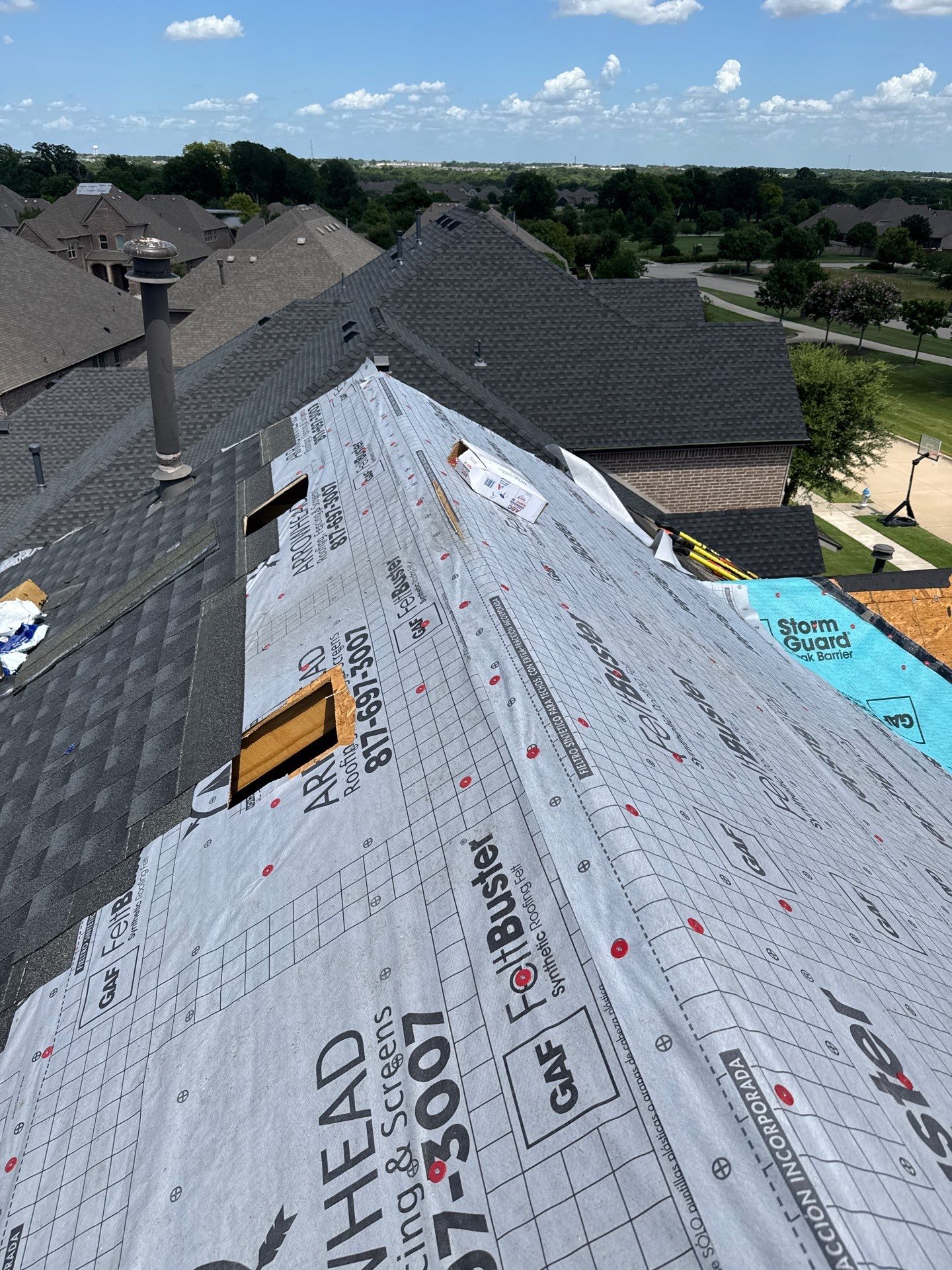 Inspection Wind damages and ceiling leaks McKinney, TX by NIMBUS GENERAL CONTRACTORS, LLC