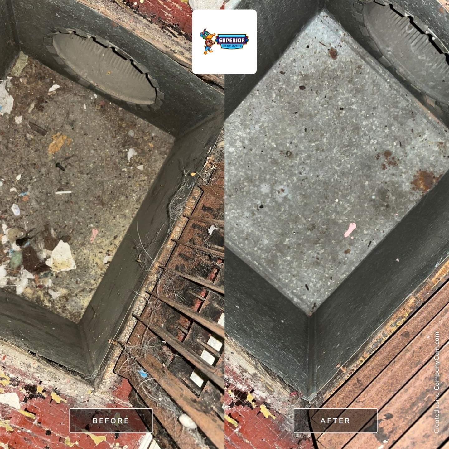 Air Duct Cleaning With a Vacuum Truck in Rochester, PA by Superior Air Duct Cleaning