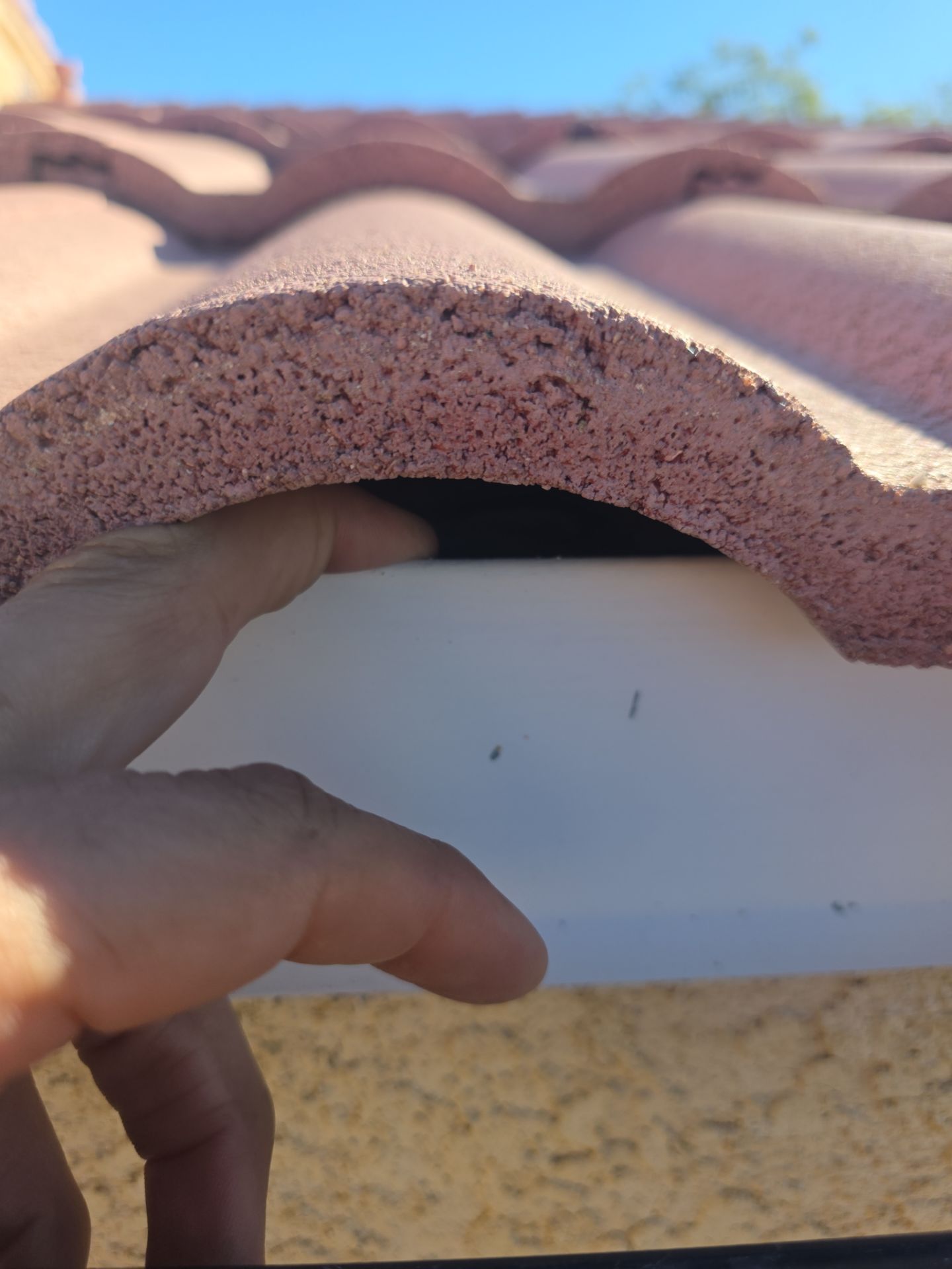 Project in Desert Hot Springs by Desert Roof Concepts