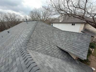Estate Gray Shingle Roof Replacement in Southeast Austin