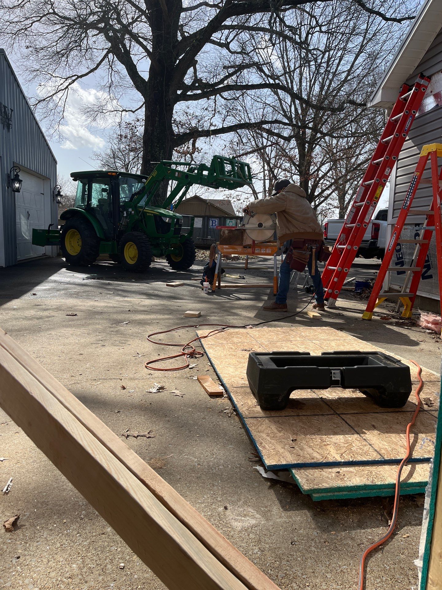 Garage Remodel And added Porch by Skilled Construction LLC