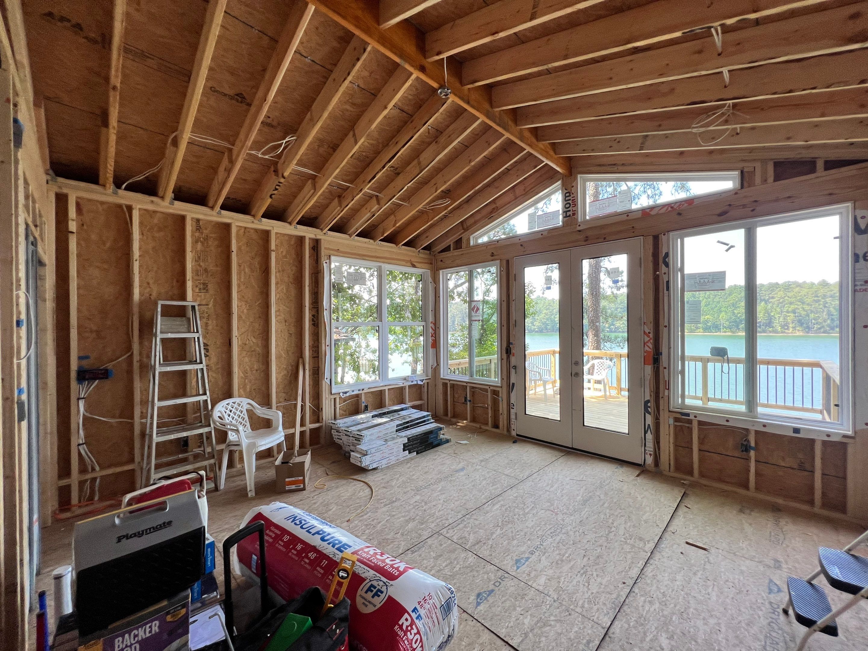 Lakefront Room Addition and Custom Deck Build in Acworth by Swift Home Renovations 