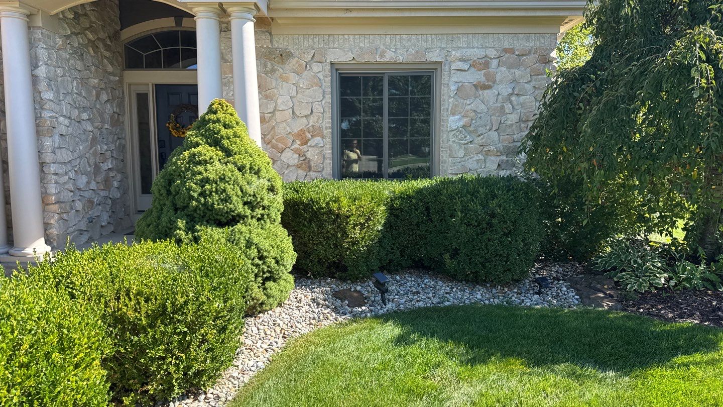 Project in Fort Wayne by Carrs lawn and landscape