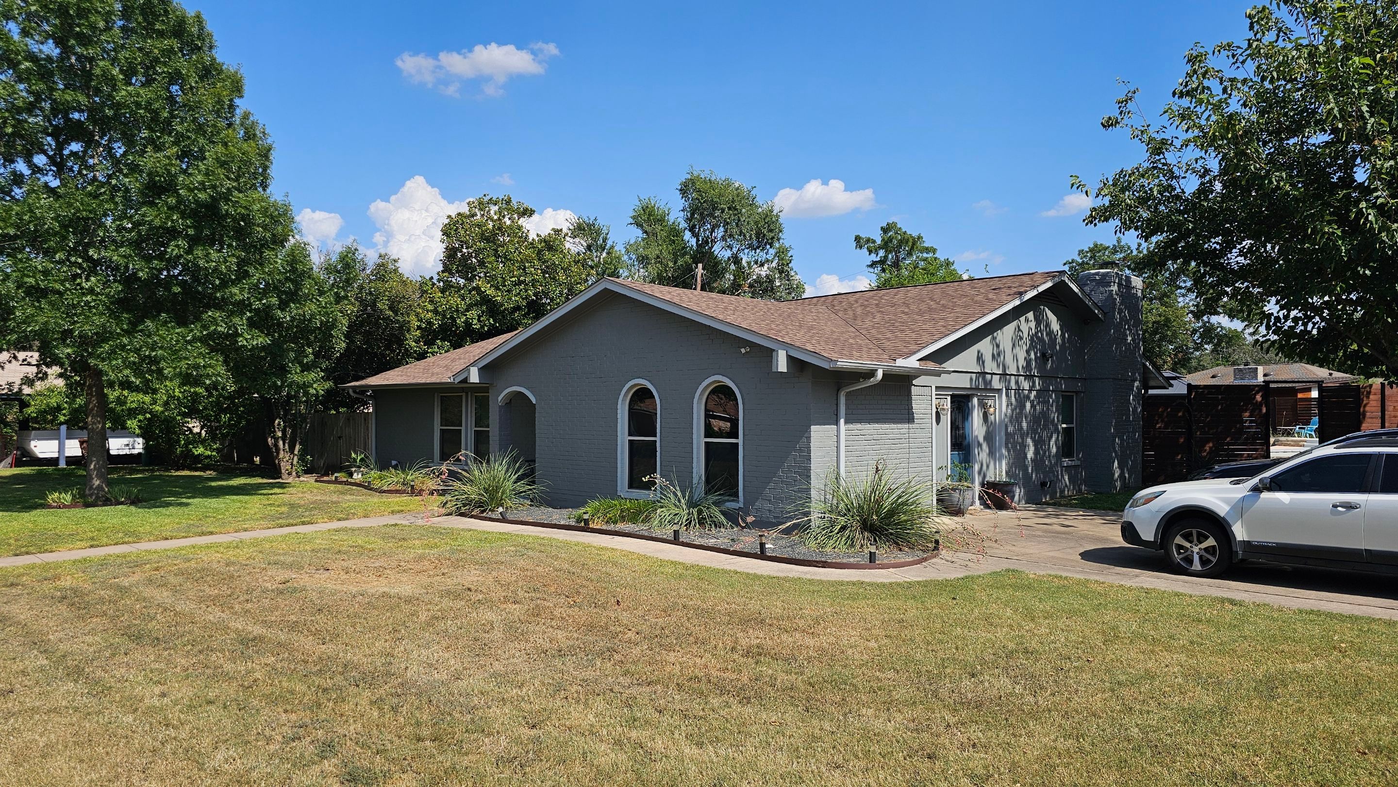 Residential Roof Replacement using Matte Black 24g by Action Exteriors Austin