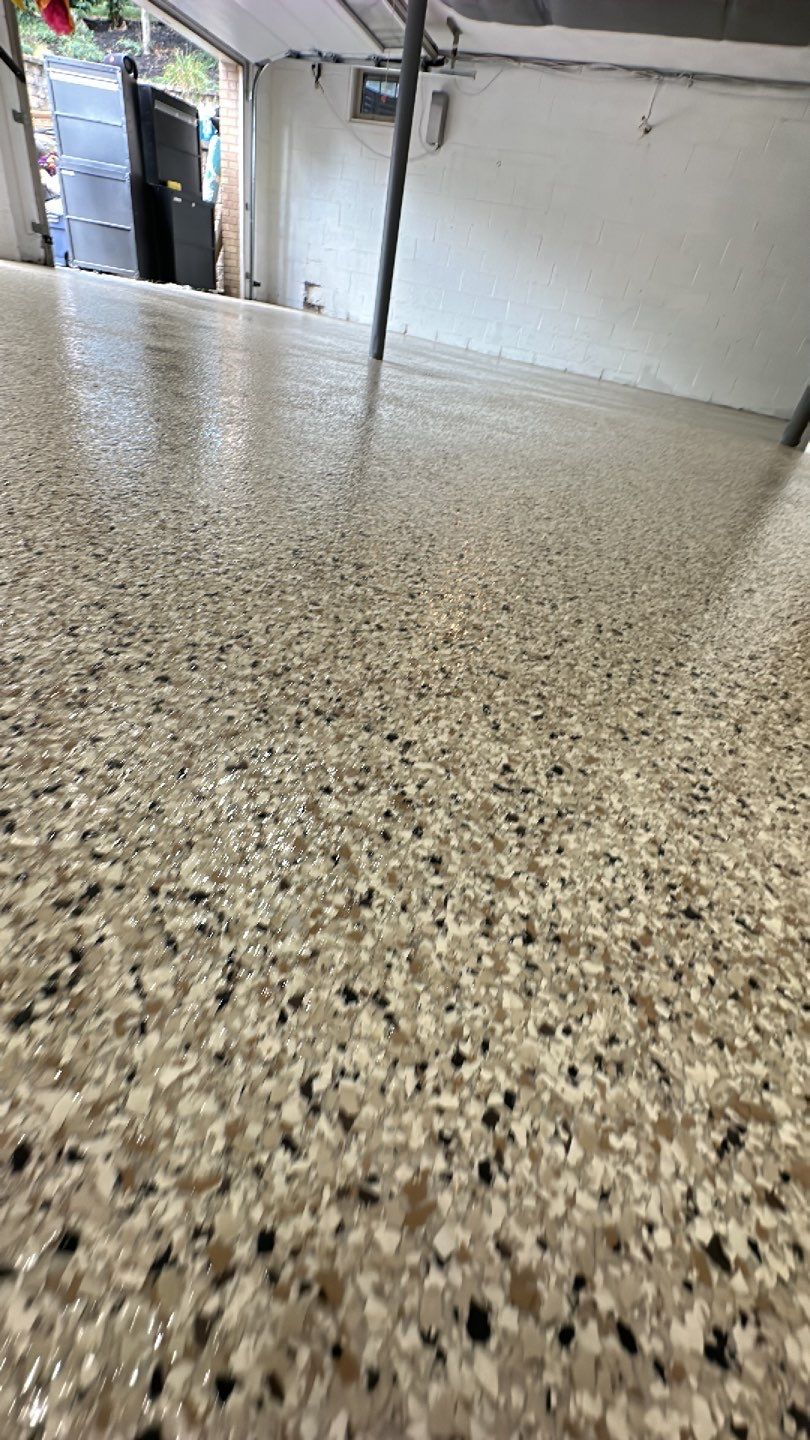 Porch, steps and Garage Project in Crafton by Floors in a Day, Inc