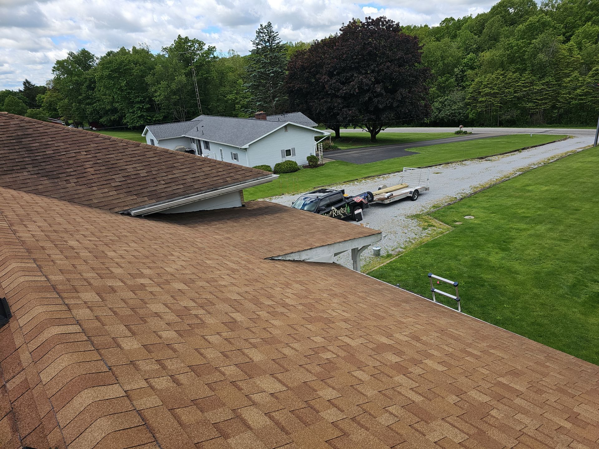 Wooster Ohio Roof and Decking Installation by Pine Ridge Roofing LLC