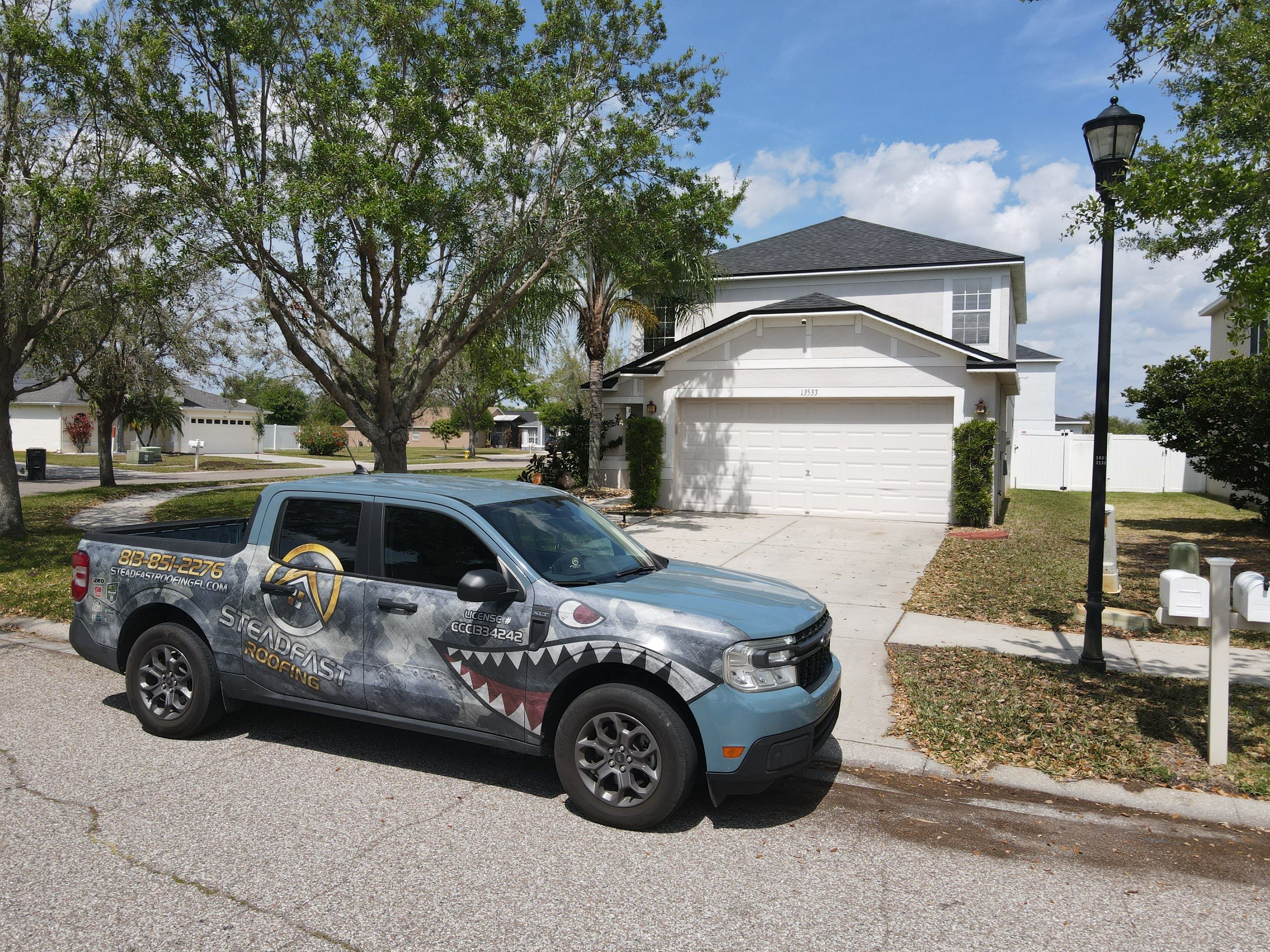 Roof replacement in Riverview FL, by Steadfast Roofing