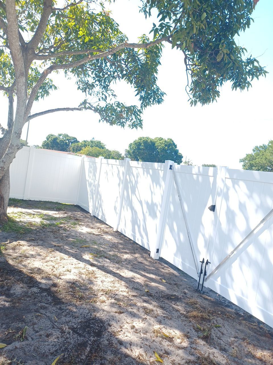 Bradenton, FL 6ft. Tall White Vinyl Privacy Fence by Asap fence and gates, LLC