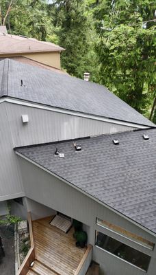 Residential Roofing Installation using GAF HDZ Shingles