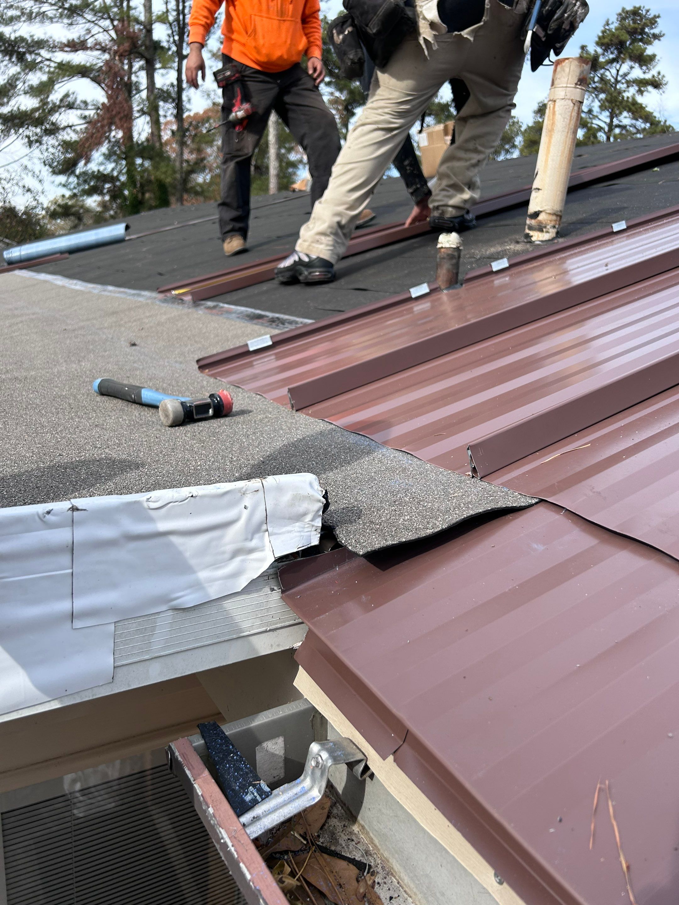 Emergency Roofing Services Metal Roof Replacement (Storm Restoration) by Mosaic Roofing Company