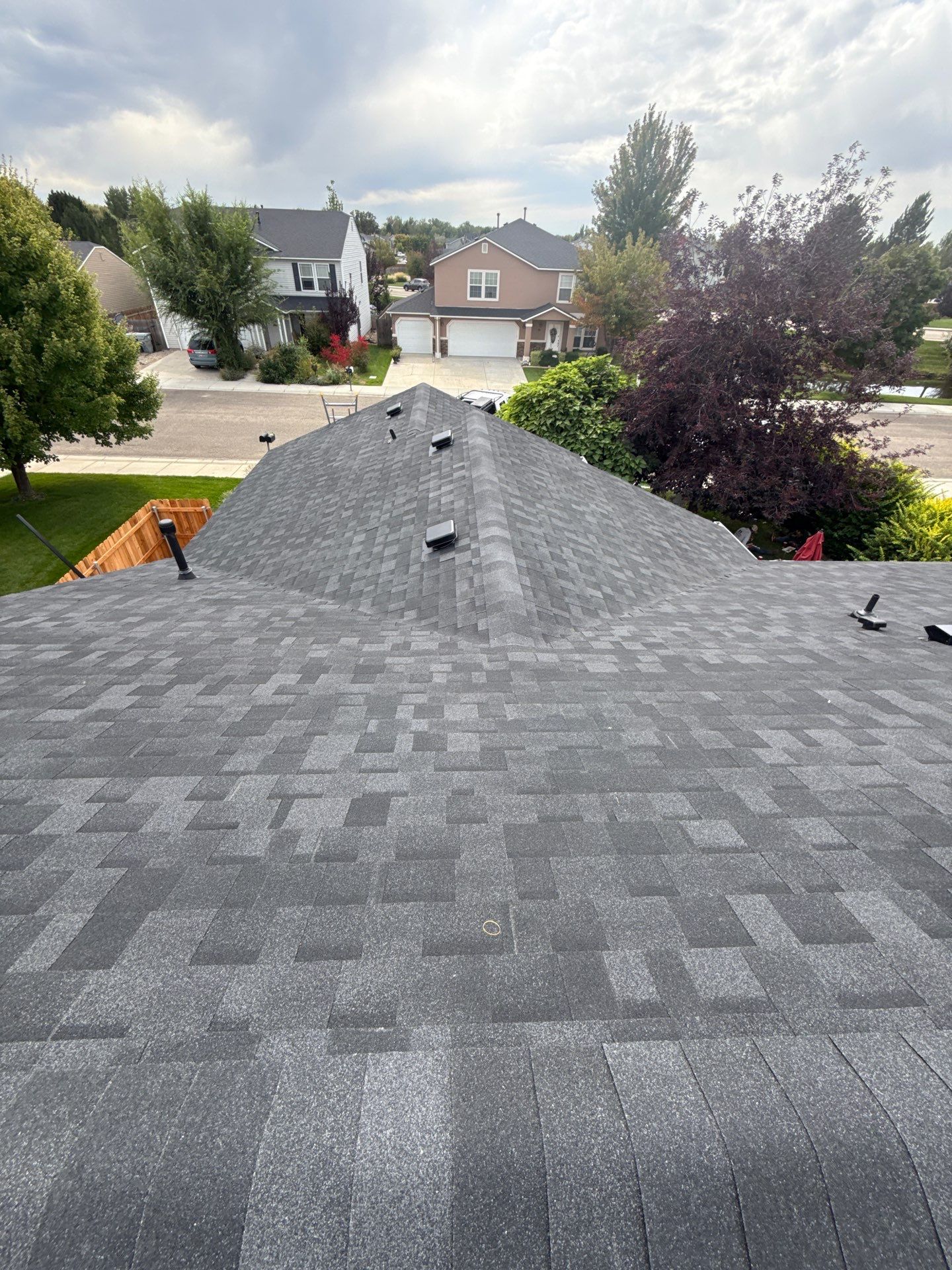 Middleton Residential Roof Replacement With Gray Architectural Asphalt Shingles by Olive Roofing