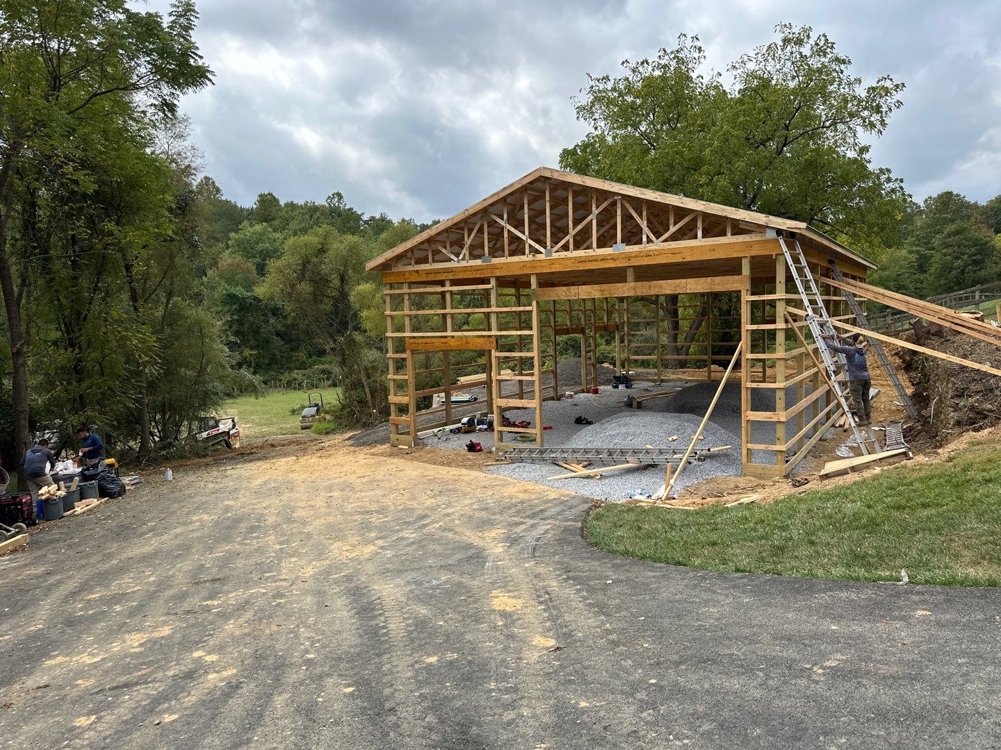 Large Garage Build by Bec Construction Llc
