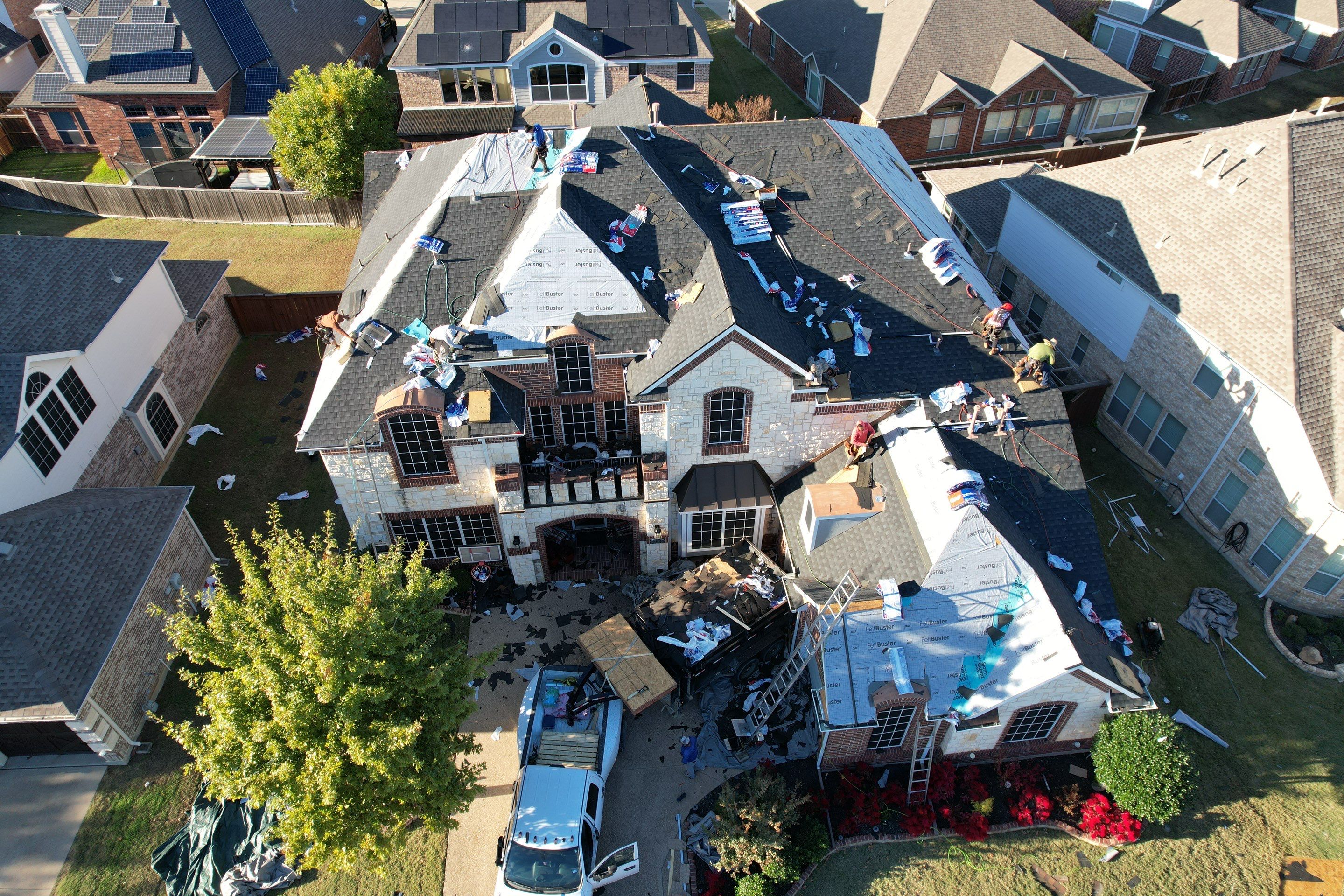 Project in Gand Prairie  by Zeus Exteriors