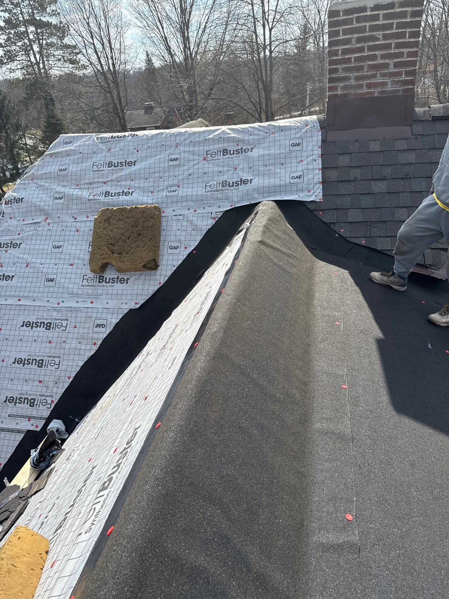 Residential Roofing Repair using Certainteed Landmark Asphalt Shingles by 3 Daughters Construction 