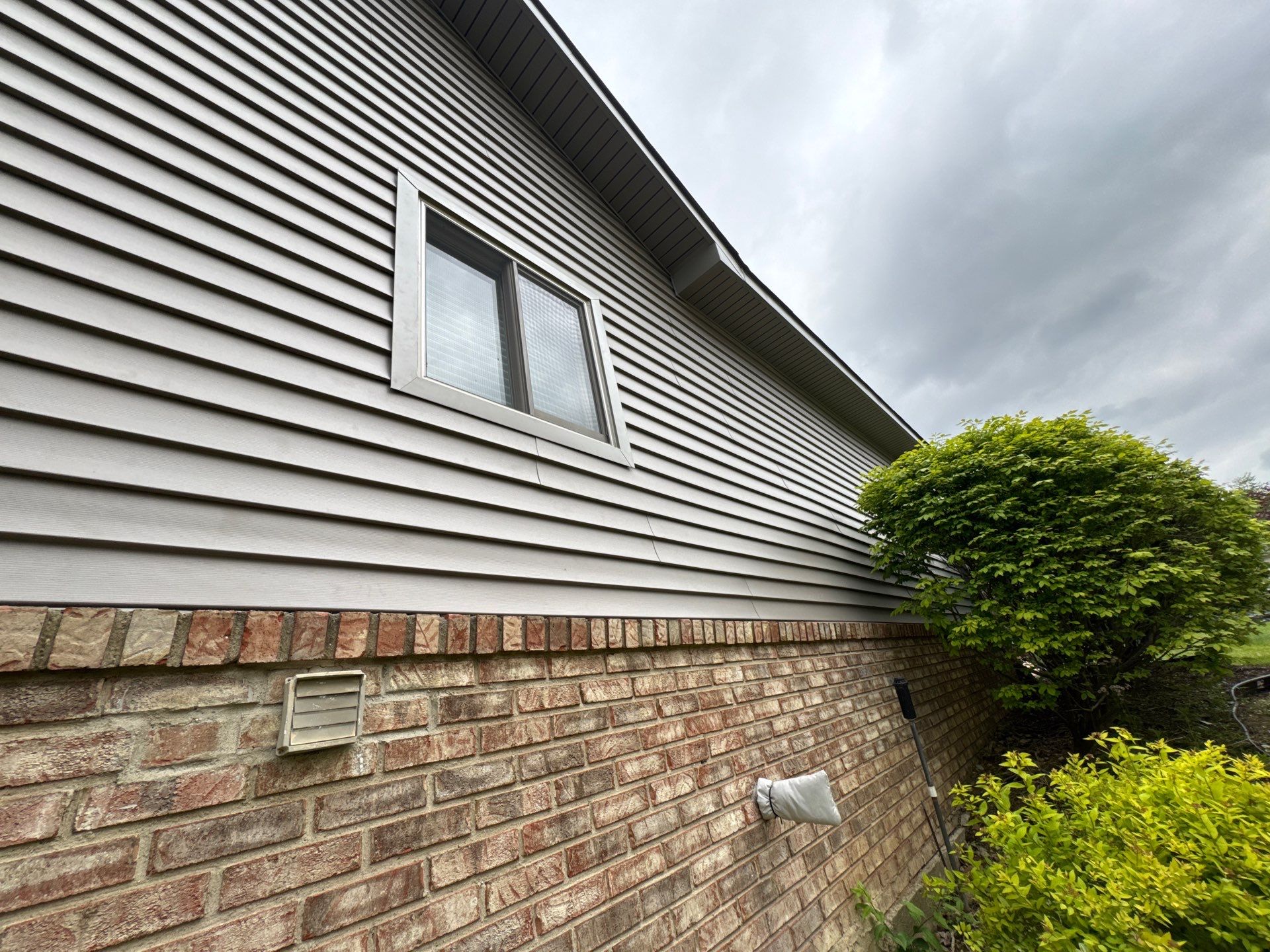 Siding Replacement using Alside Storm Grey by 180 Contractors