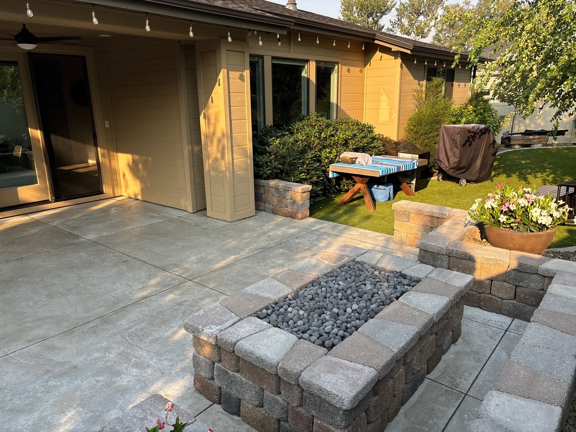 Beautiful Patio Transformation for David by Mr. Mudd Concrete