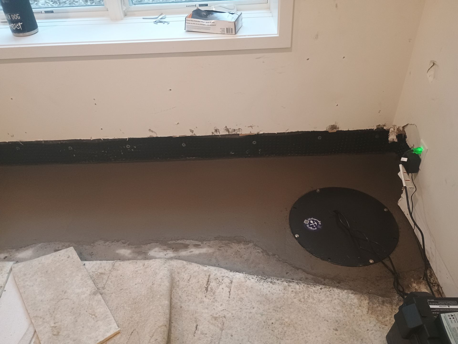 Finished-Basement Drain Tile & Sump Pump in Southwest Minneapolis by Waterproofing Northeast