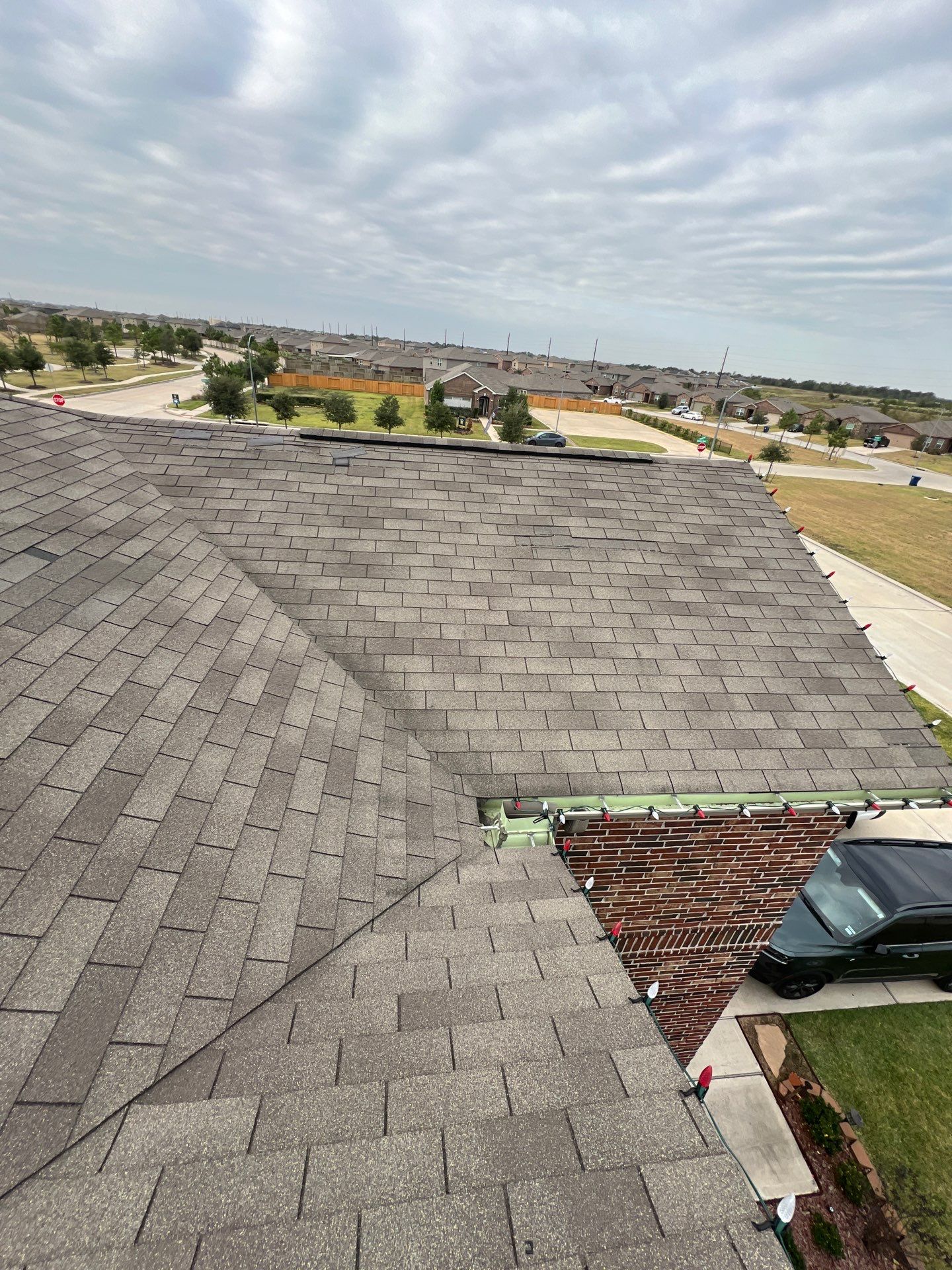 Hail Damage using Owen's Corning Duration (Lifetime) Shingles by Roof Repair Company