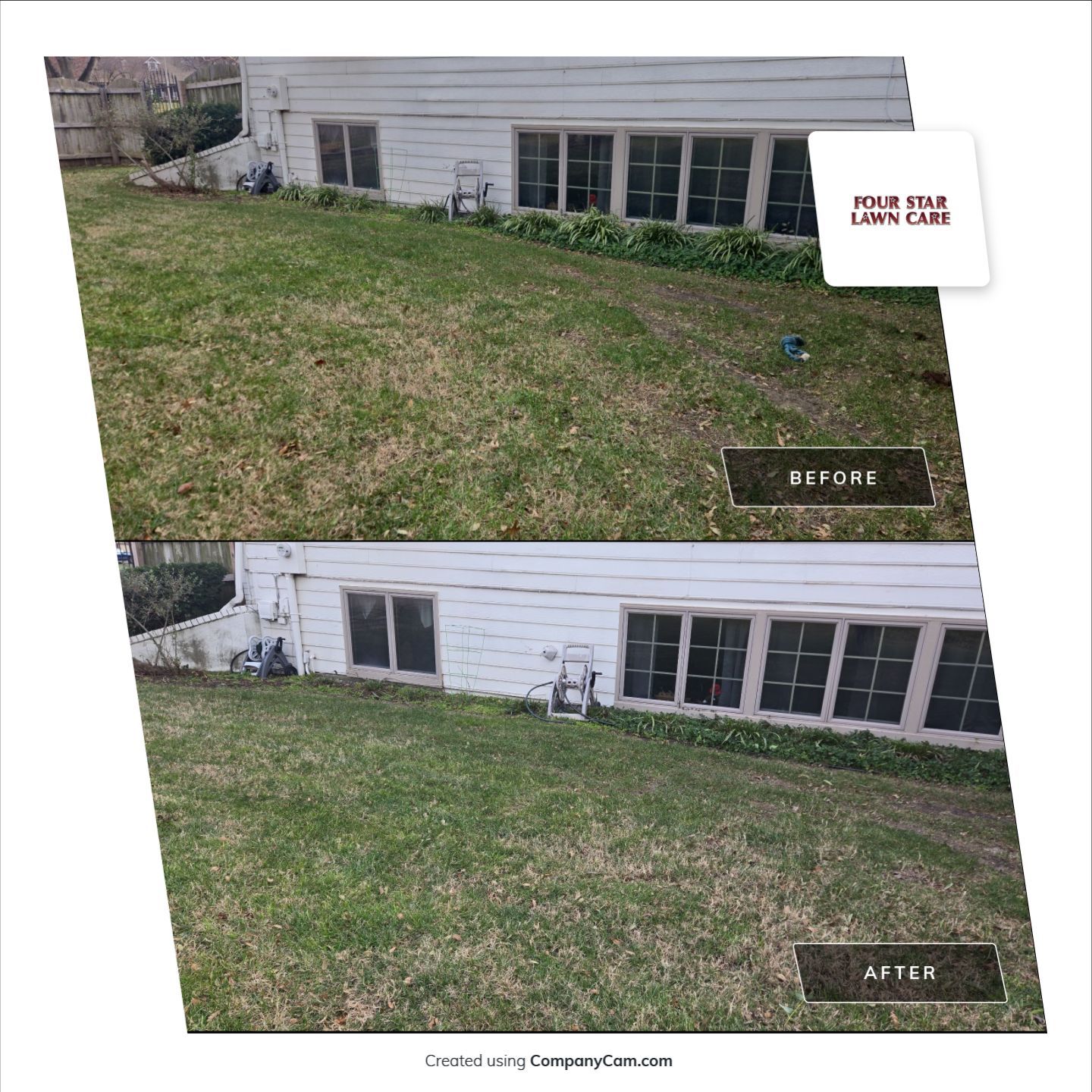 Project in Wichita by Four Star Lawn Care