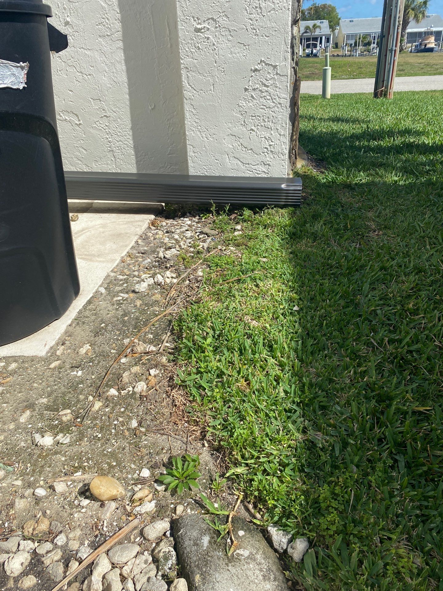 Black Seamless Gutters for Modern Homes in Punta Gorda by Gutter Professors