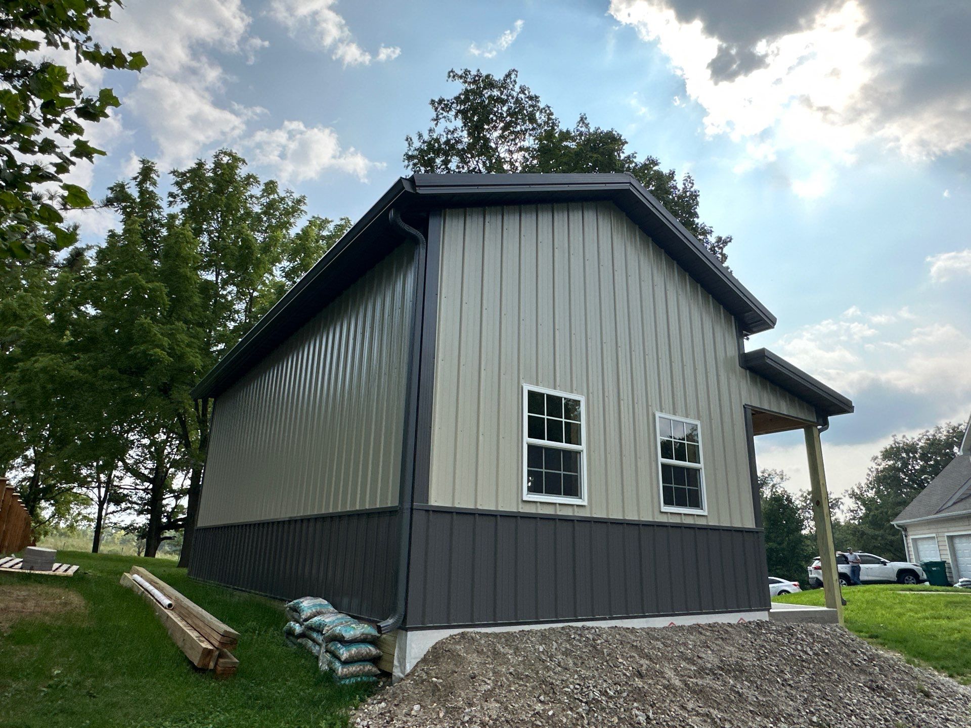 Project in Arlington, IN by The Barn Builders 