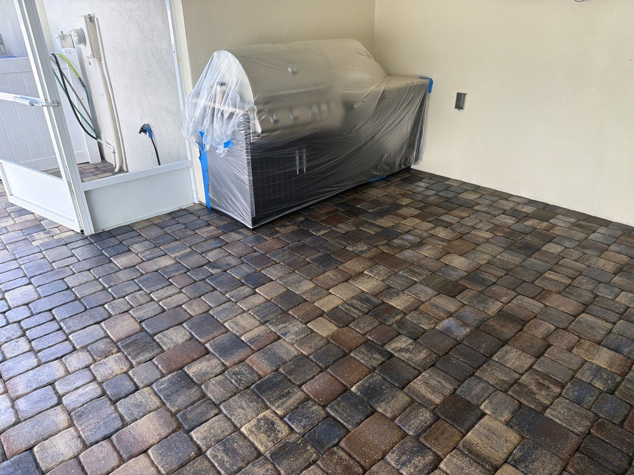 Paver Restoration Stripping and Sealing for Apollo Beach Patio and Porch by Supreme Paver Experts