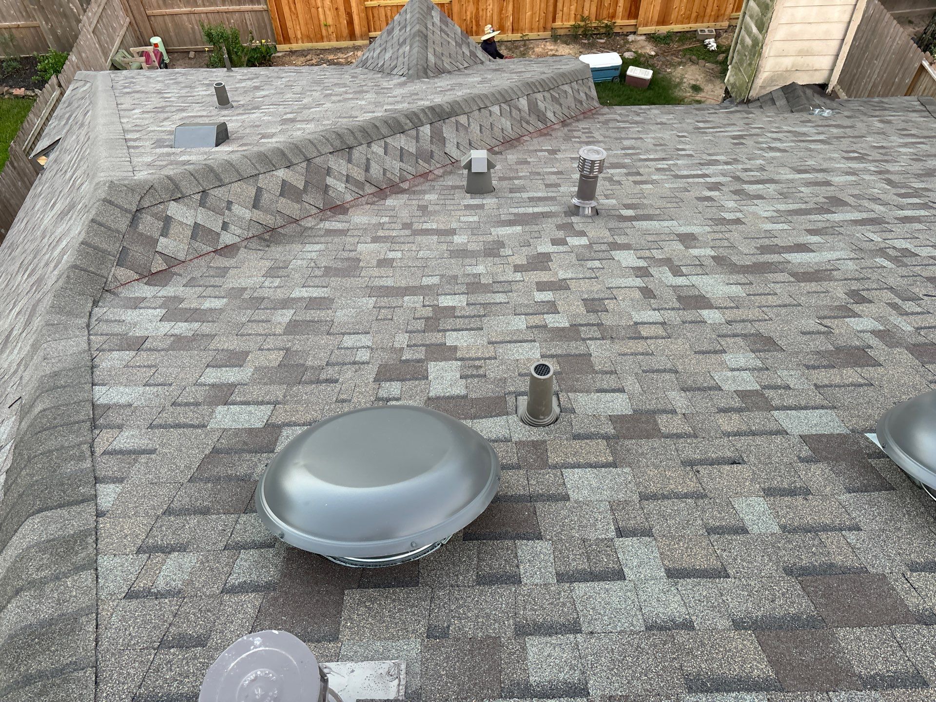 Residential Roofing Installation using Owen's Corning Duration (Lifetime) Shingles by Roof Repair Company