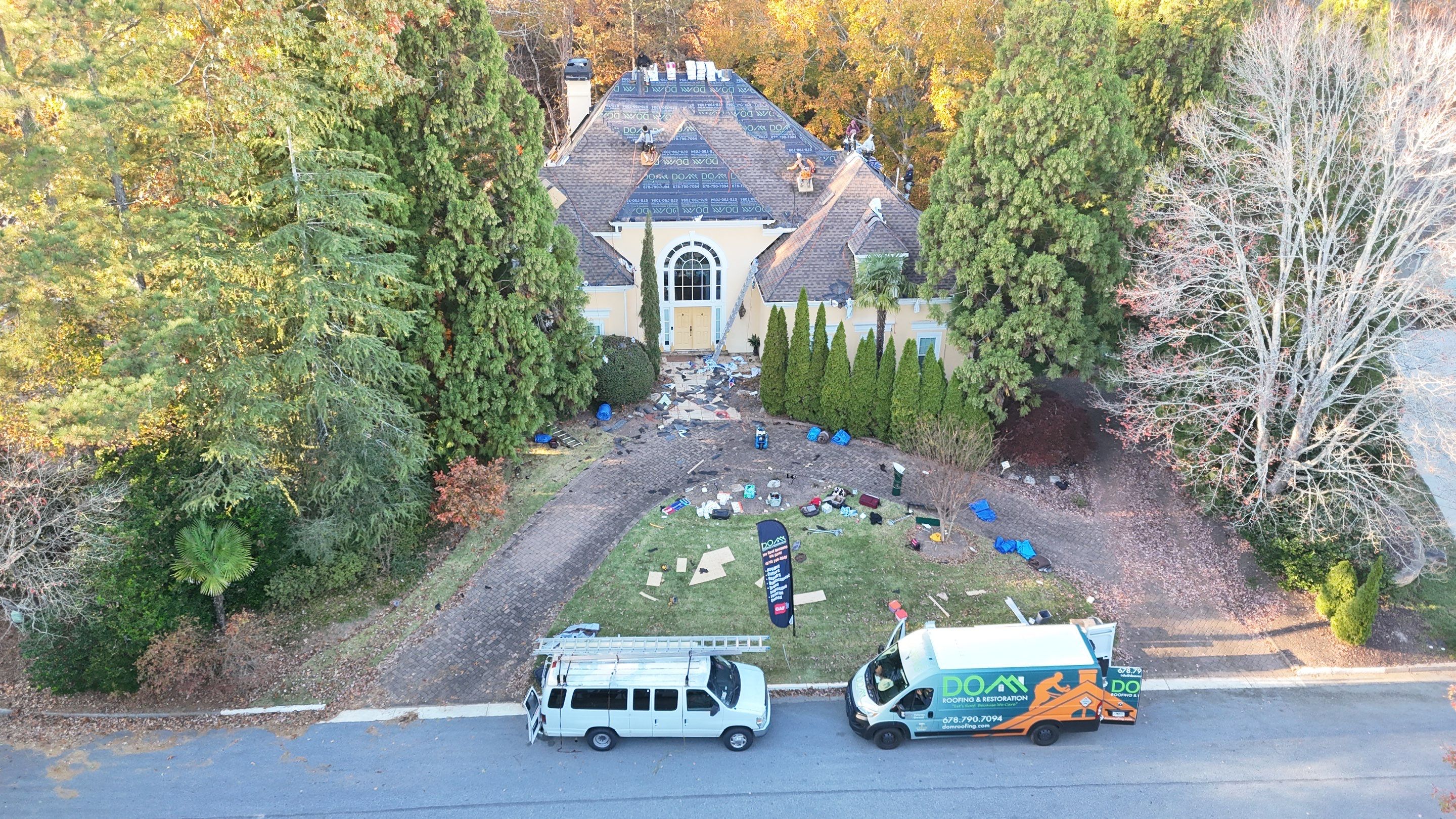 Fawndale Wy Atlanta Roof & Chimney Cap Replacement by Dom Roofing & Restoration