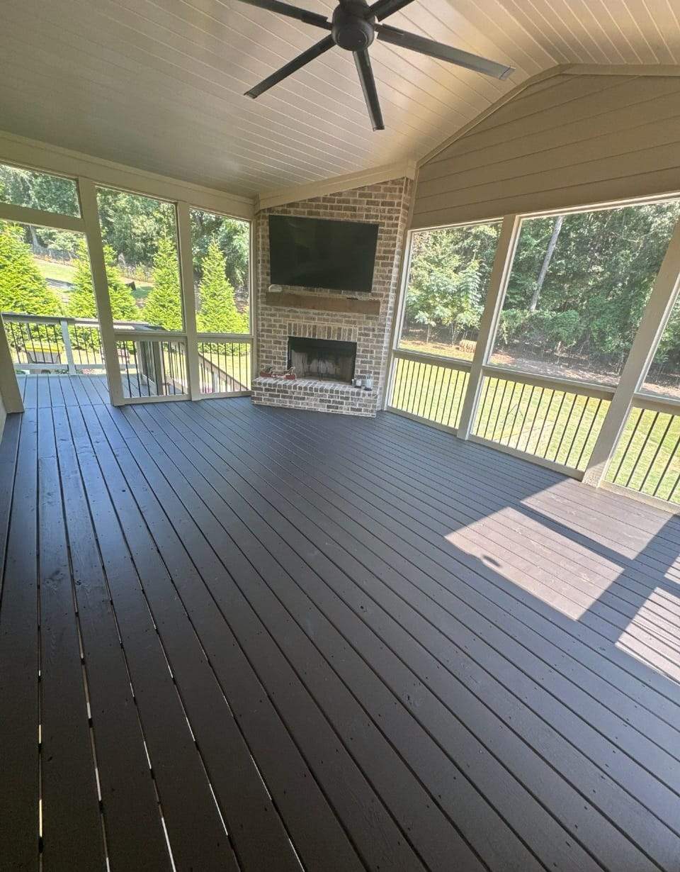 Exterior Painting and Multi-Level Deck Refinishing in Jefferson by Swift Home Renovations